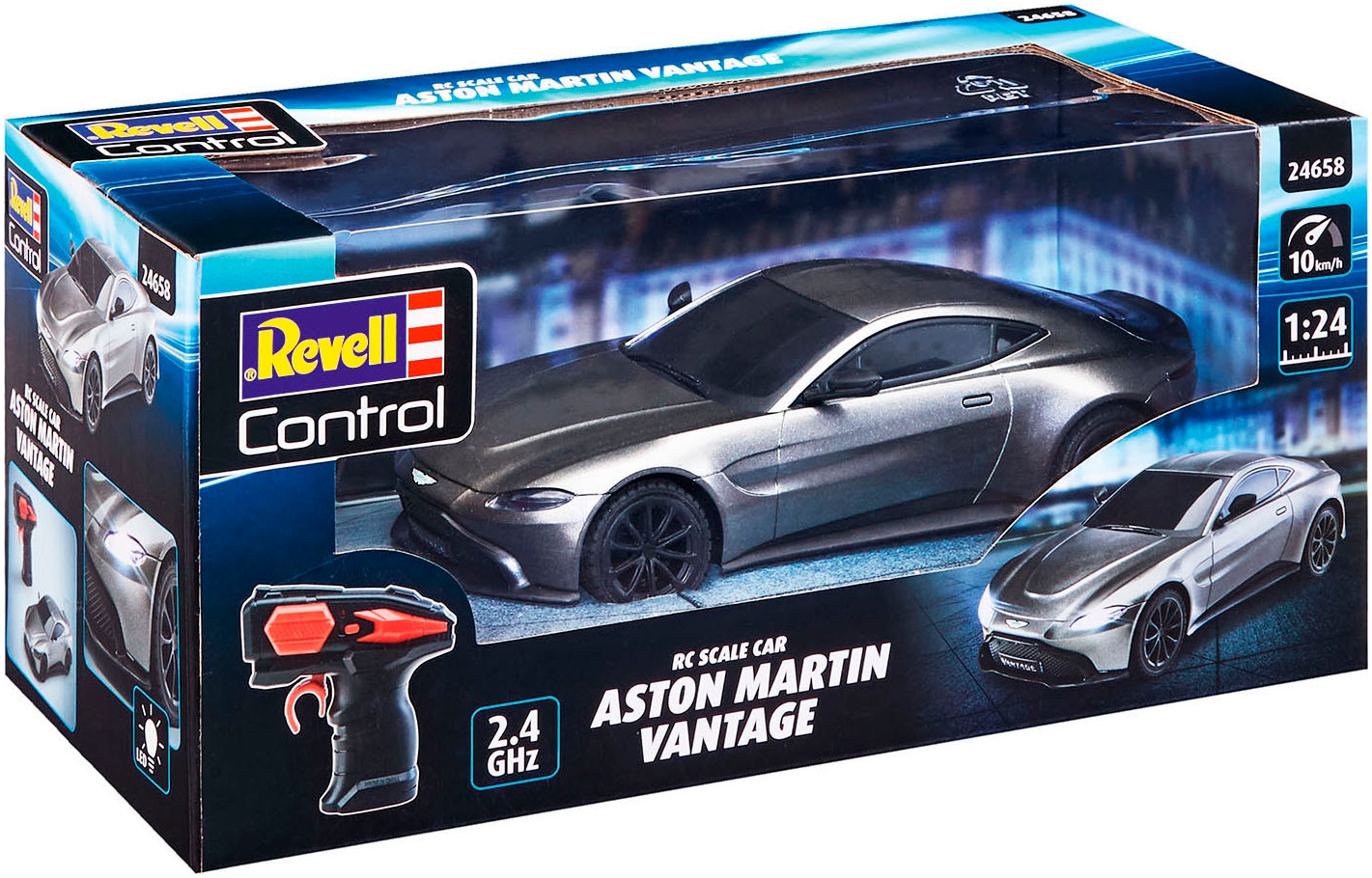 Revell® RC-Auto »Revell® control - Aston Martin Vantage, 2.4Ghz«, mit LED-Licht