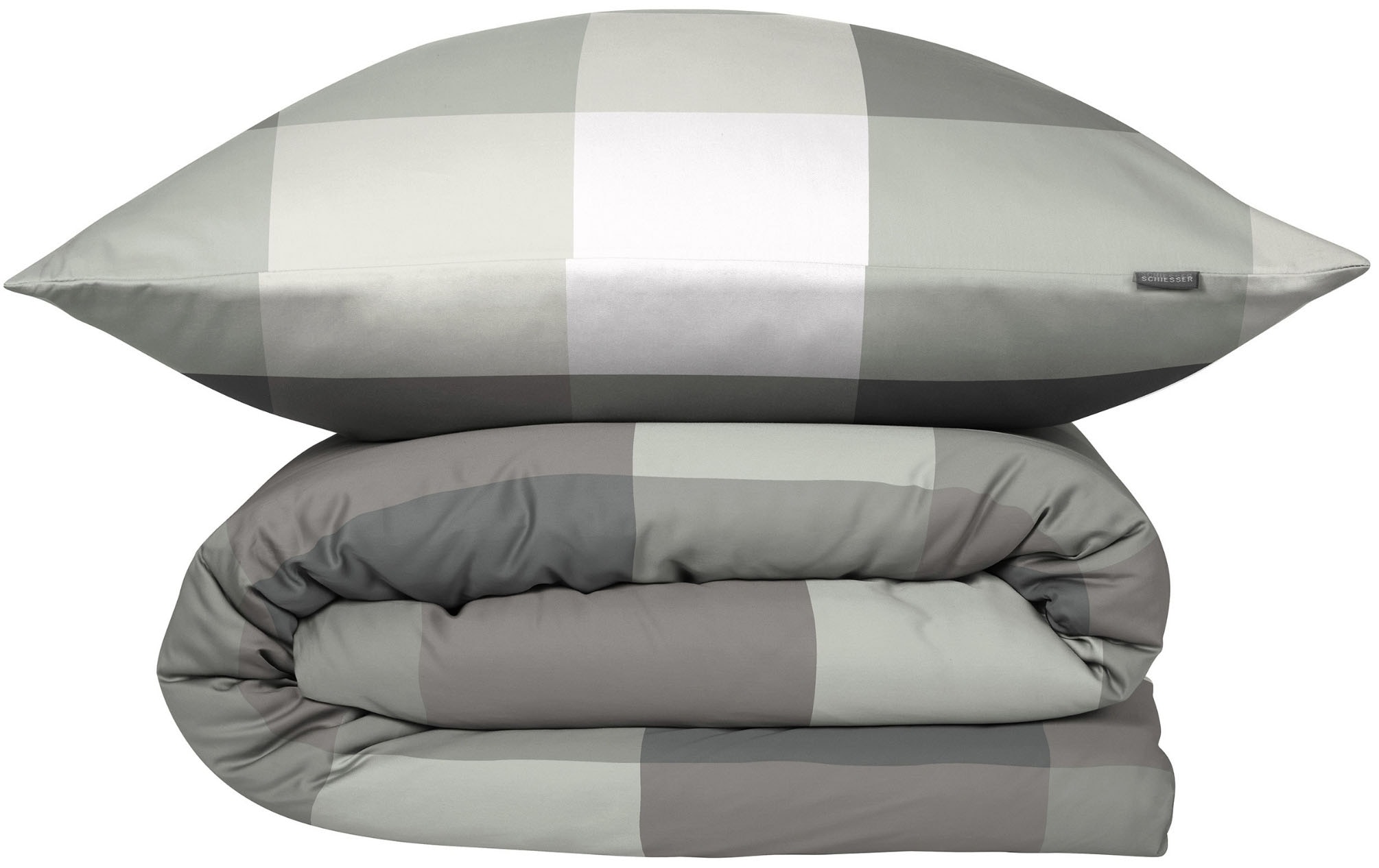 Schiesser Bettwäsche "Travis aus weicher Baumwolle mit zeitlosen Karos" 2 M günstig online kaufen