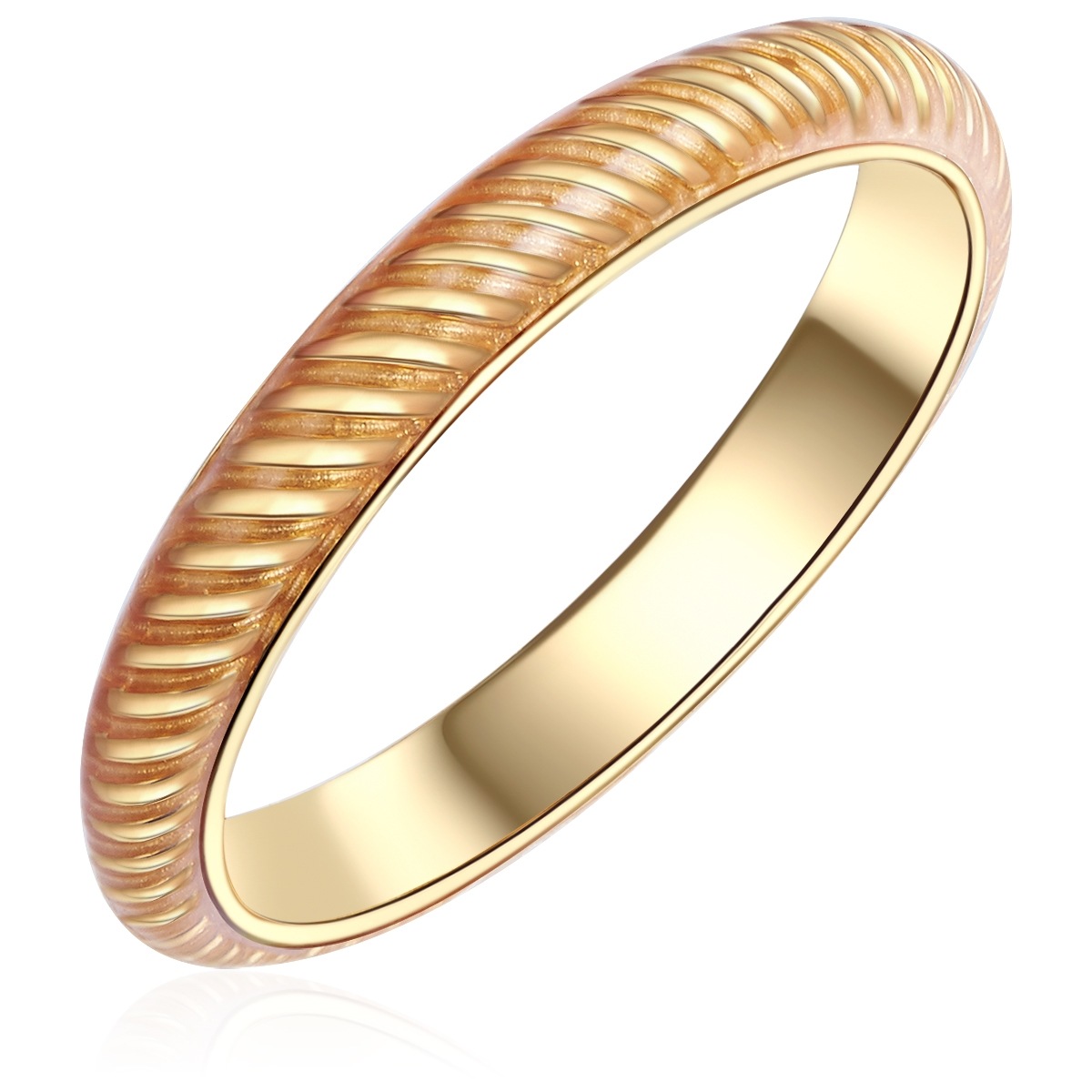GLANZSTÜCKE MÜNCHEN GSM1030 Bandring Gelbgold Größe 56 2