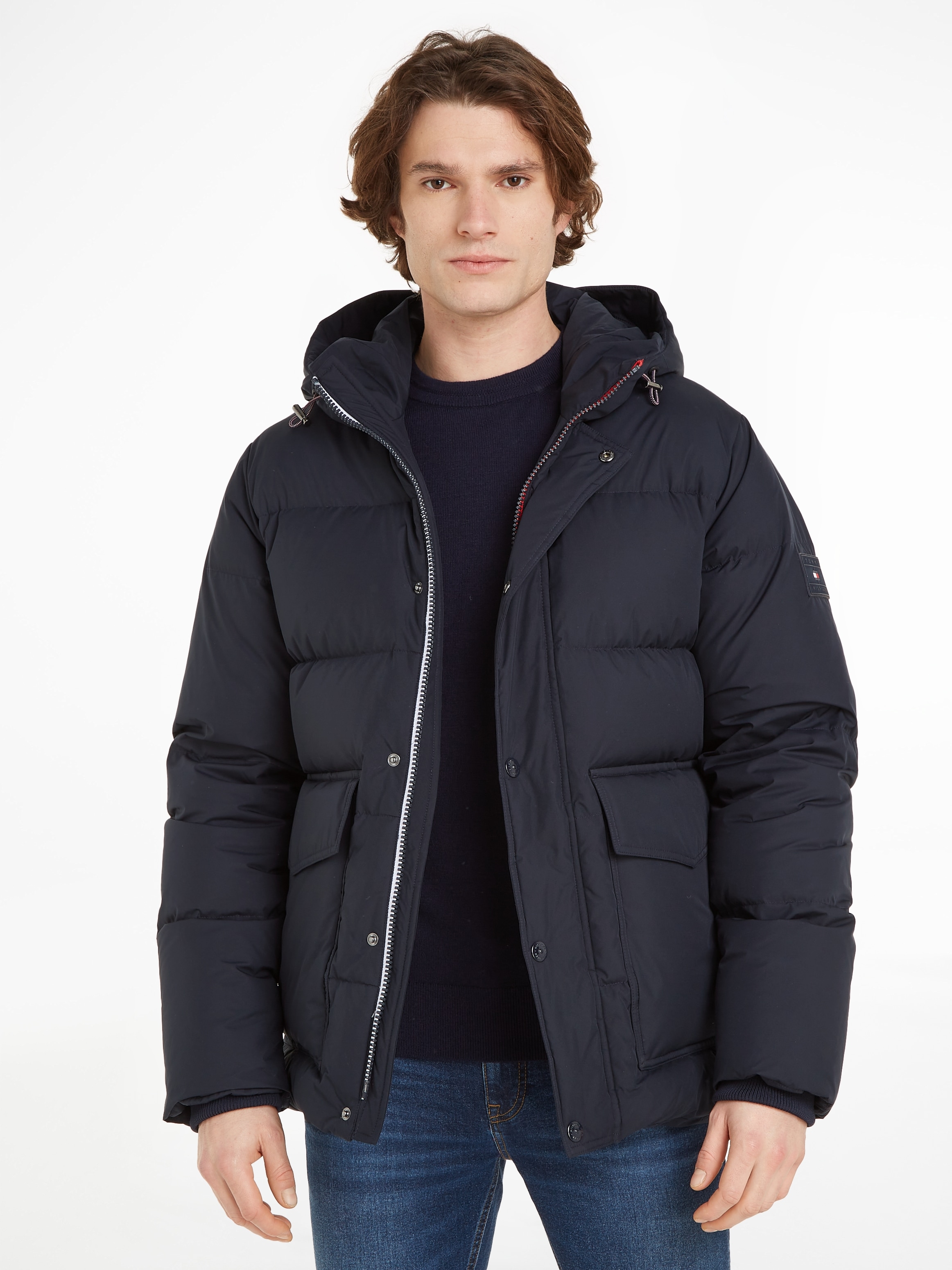 Tommy Hilfiger Steppjacke, mit Kapuze ▷ kaufen | BAUR