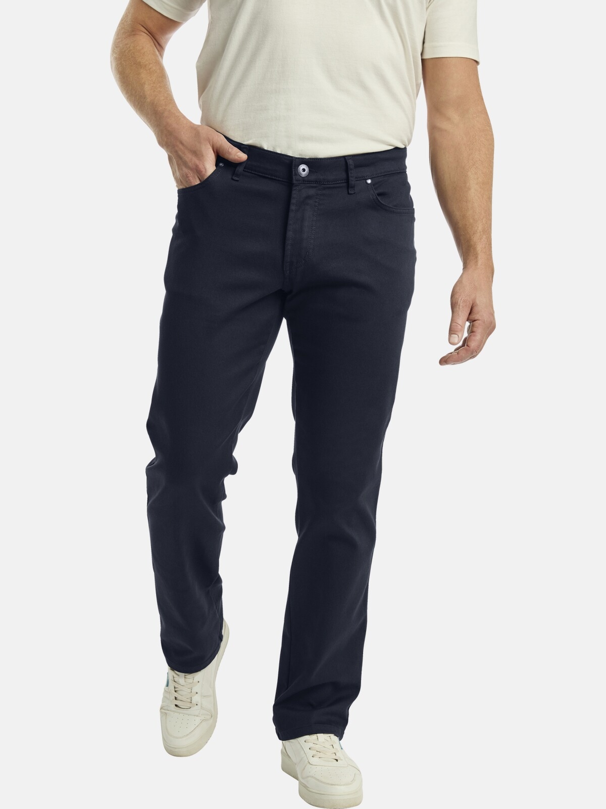 Jan Vanderstorm 5-Pocket-Hose "Tiefbundhose SIEGHART", (1 tlg.), im bequemen Jogg-Denim