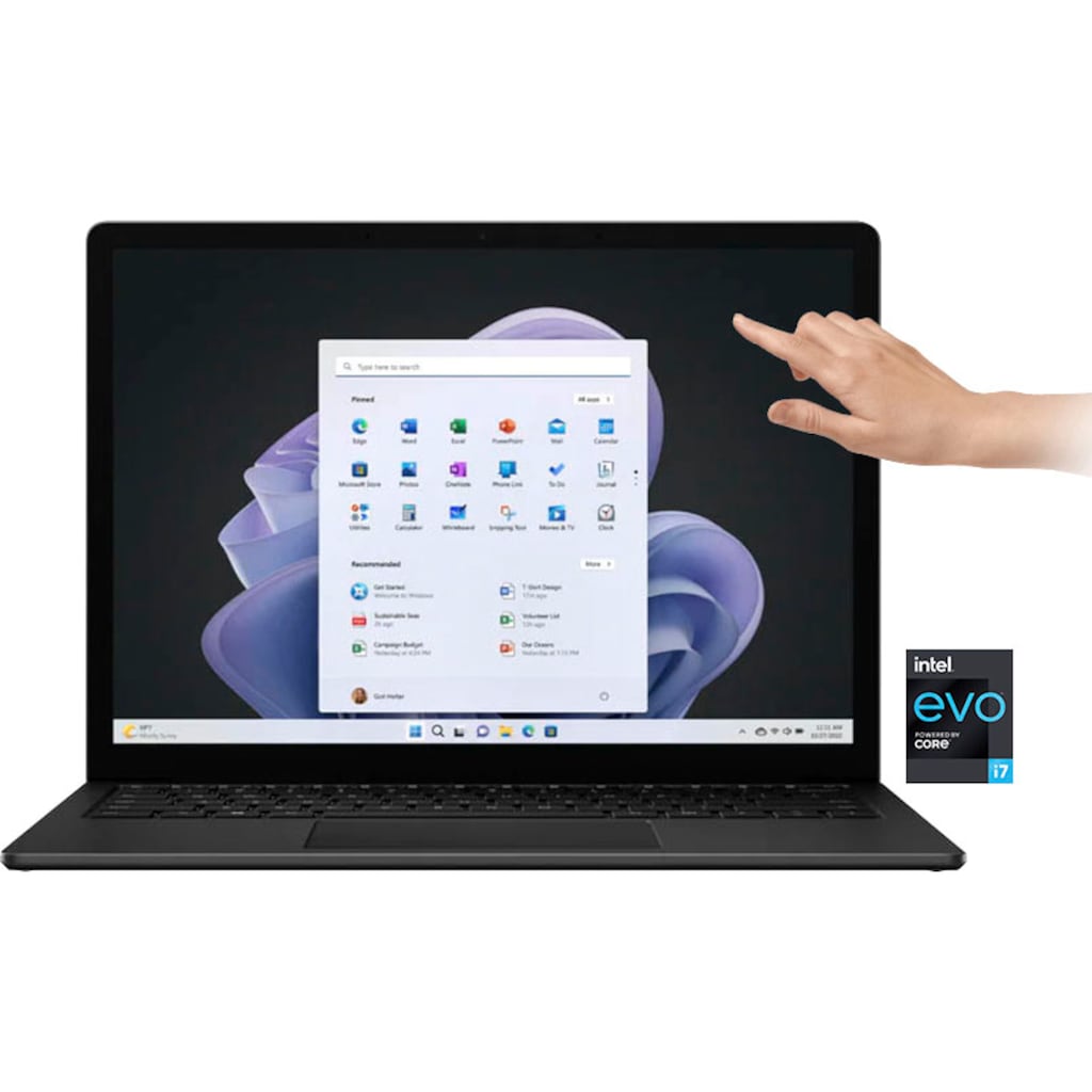 Microsoft Notebook »Surface Laptop 5«, 38,1 cm, / 15 Zoll, Intel, Core i7, Iris Xe Graphics, 512 GB SSD