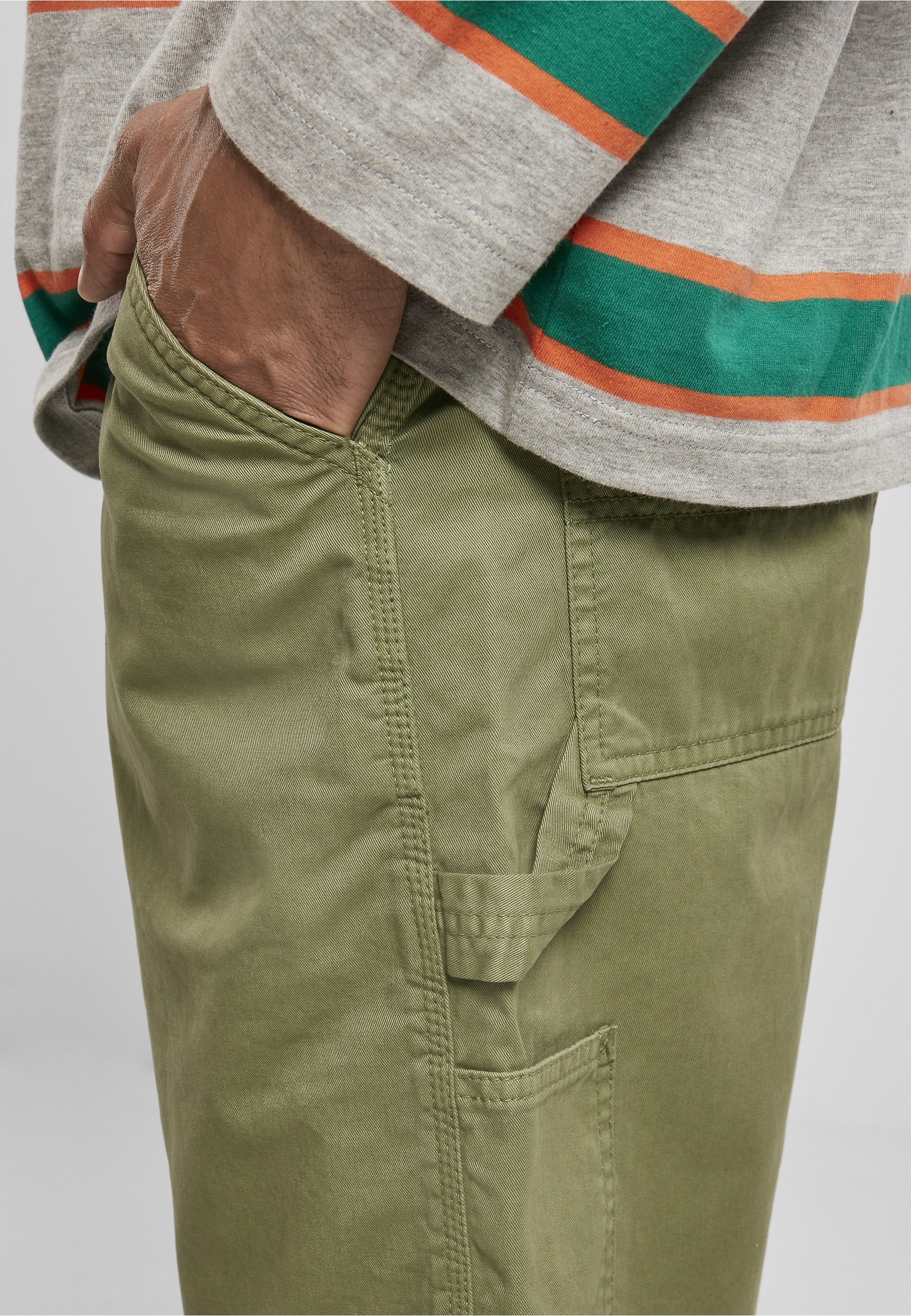 URBAN CLASSICS Stoffhose »Urban Classics Herren Carpenter Shorts«