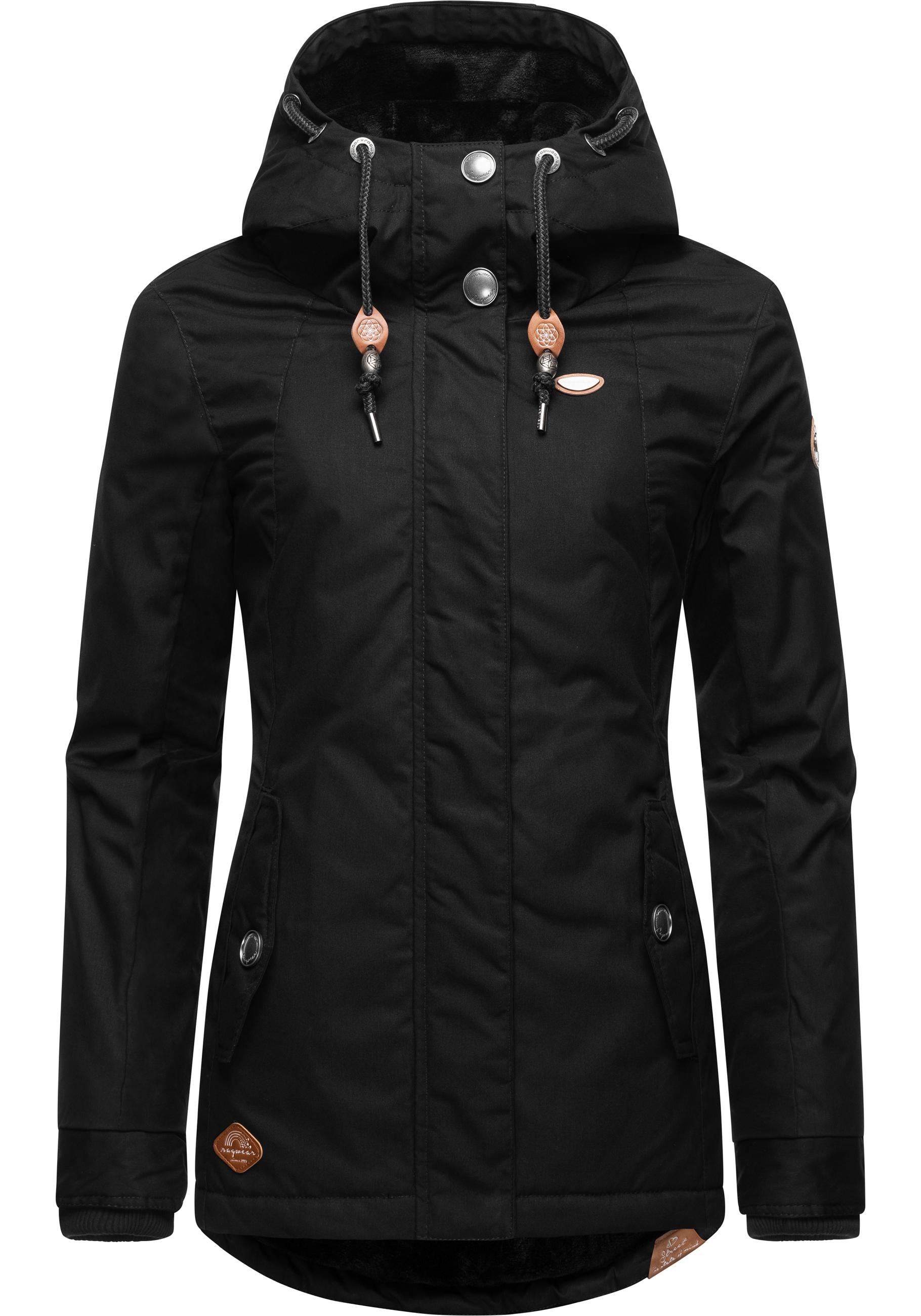 RAGWEAR Damen Winterjacke "Monade", grau, Gr. 4XL, Obermaterial: 65% Polyester, 35% Baumwolle, Futter 100% Polyester, Wattierung 100% Polyester,