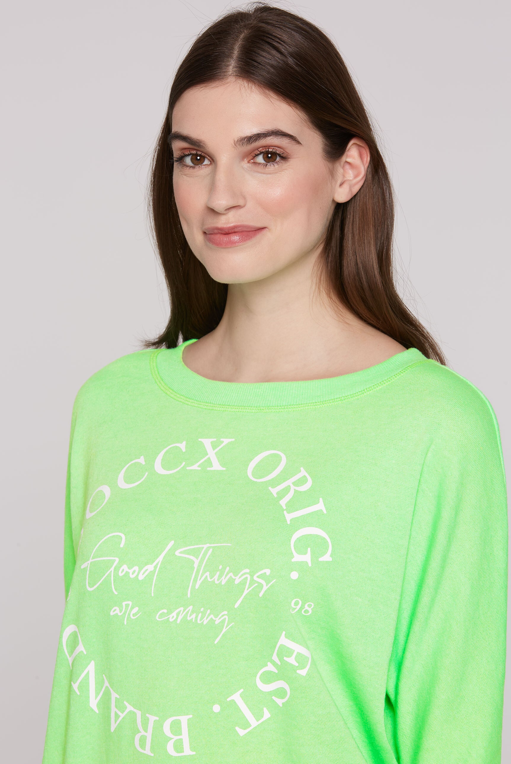SOCCX Sweater, mit Fledermausärmeln