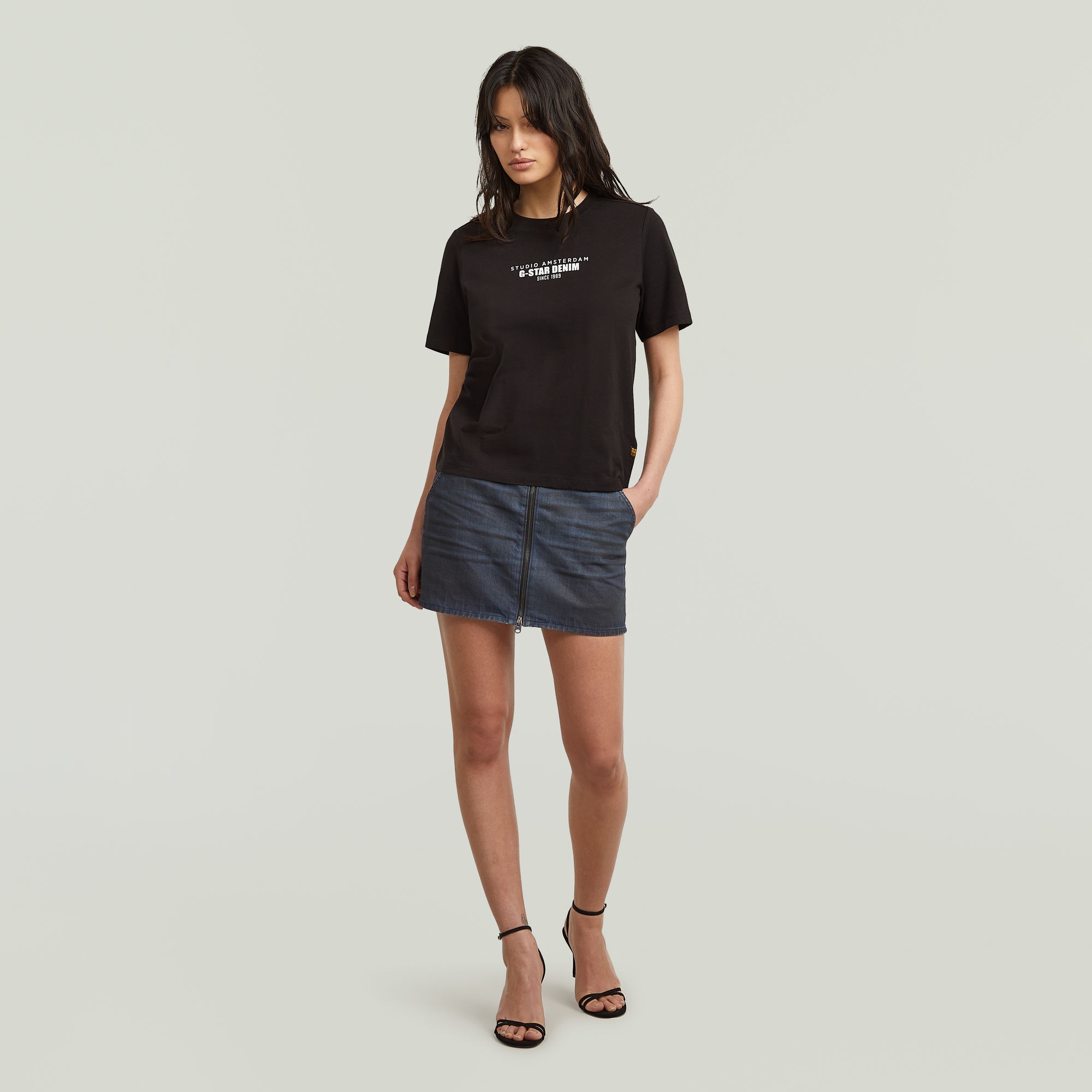 G-STAR T-Shirt »HD gr r t wmn« aus Baumwolle, Print, Regular Fit