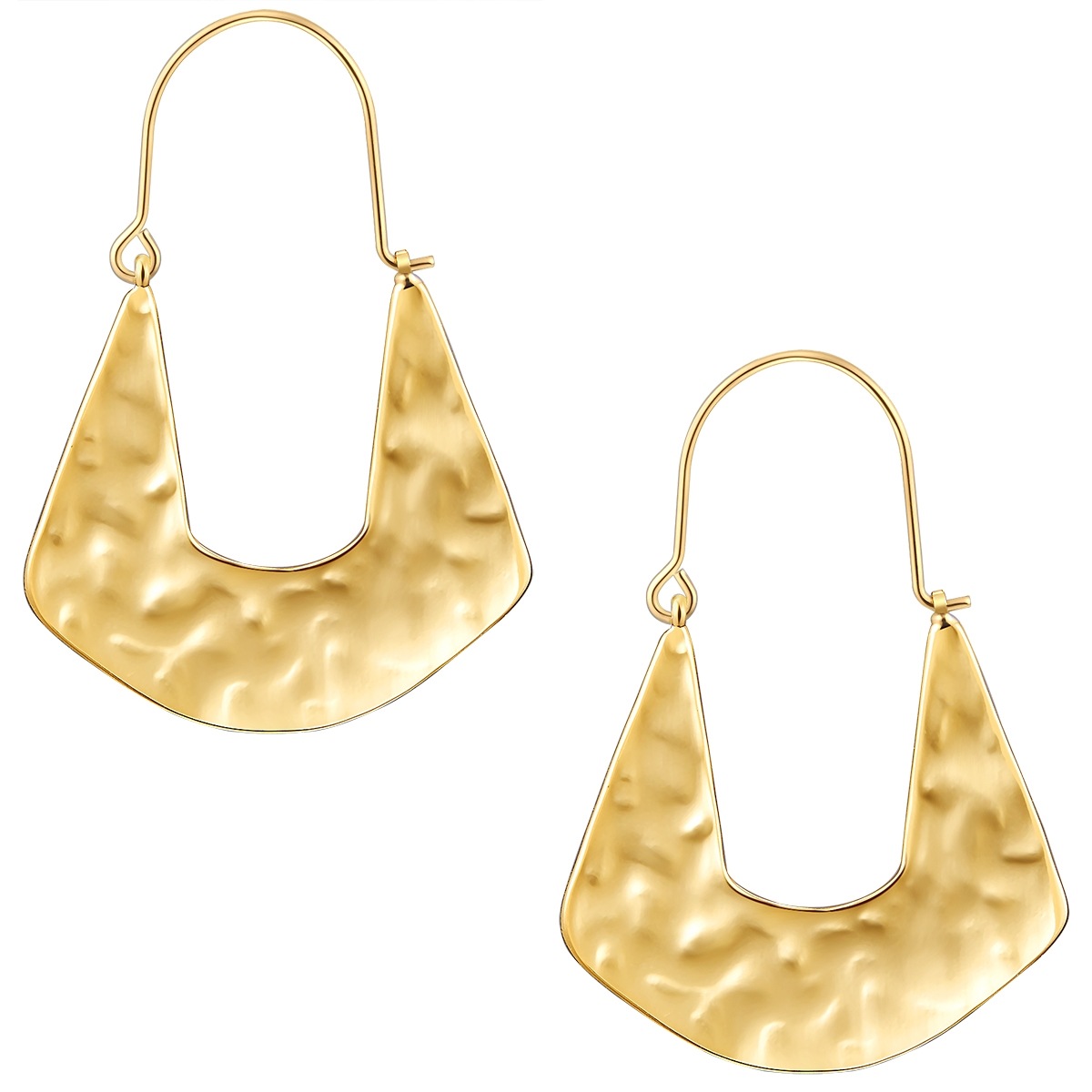 YOKOAMii Y41 Hoop Earrings Yellow Gold 2