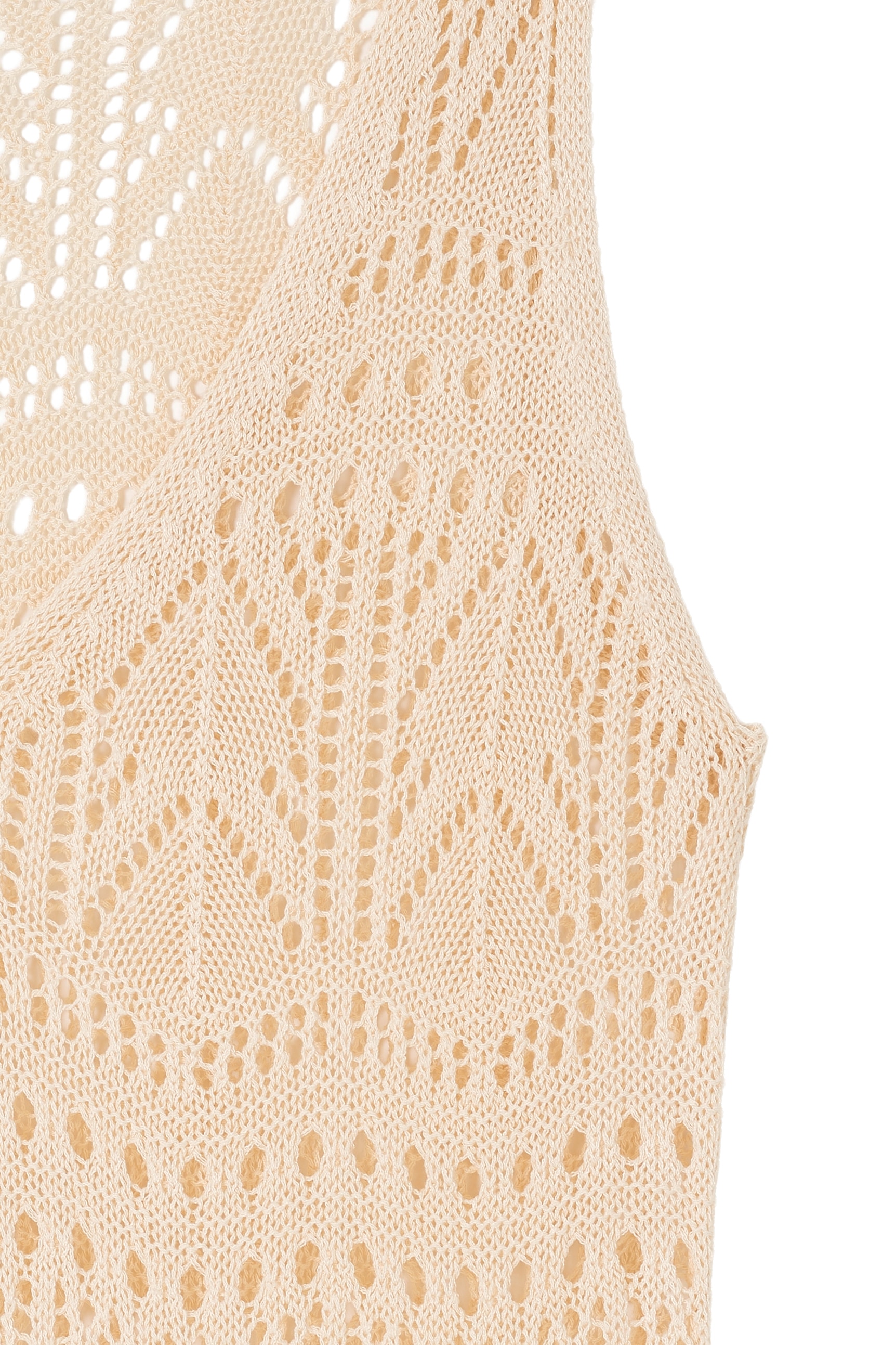 s.Oliver Strickkleid, in Maxilänge, leicht transparentes Strandkleid
