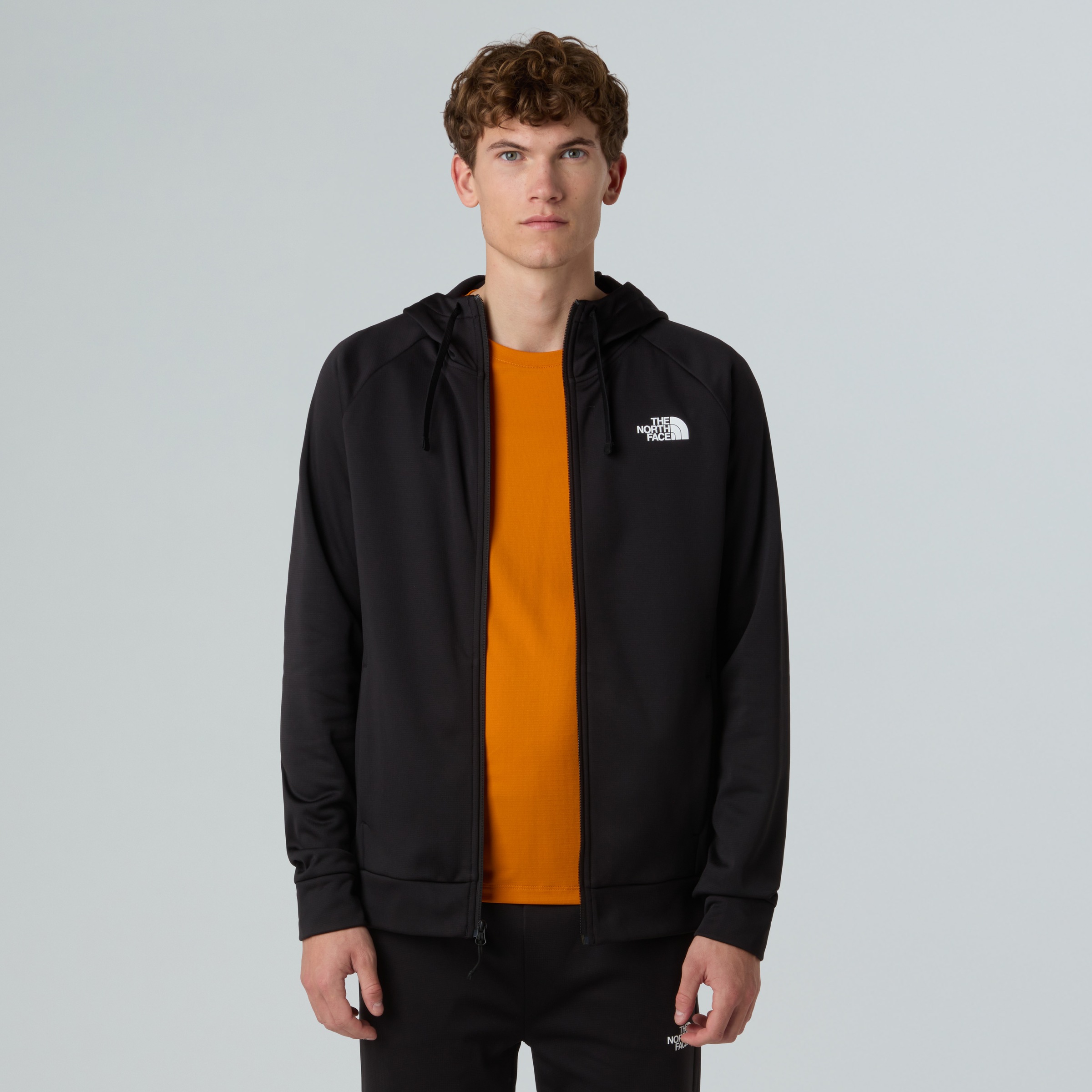 The North Face Fleecejacke »M REAXION 2.0 HOODED FULL ZIP JACKET«, (1 St.)