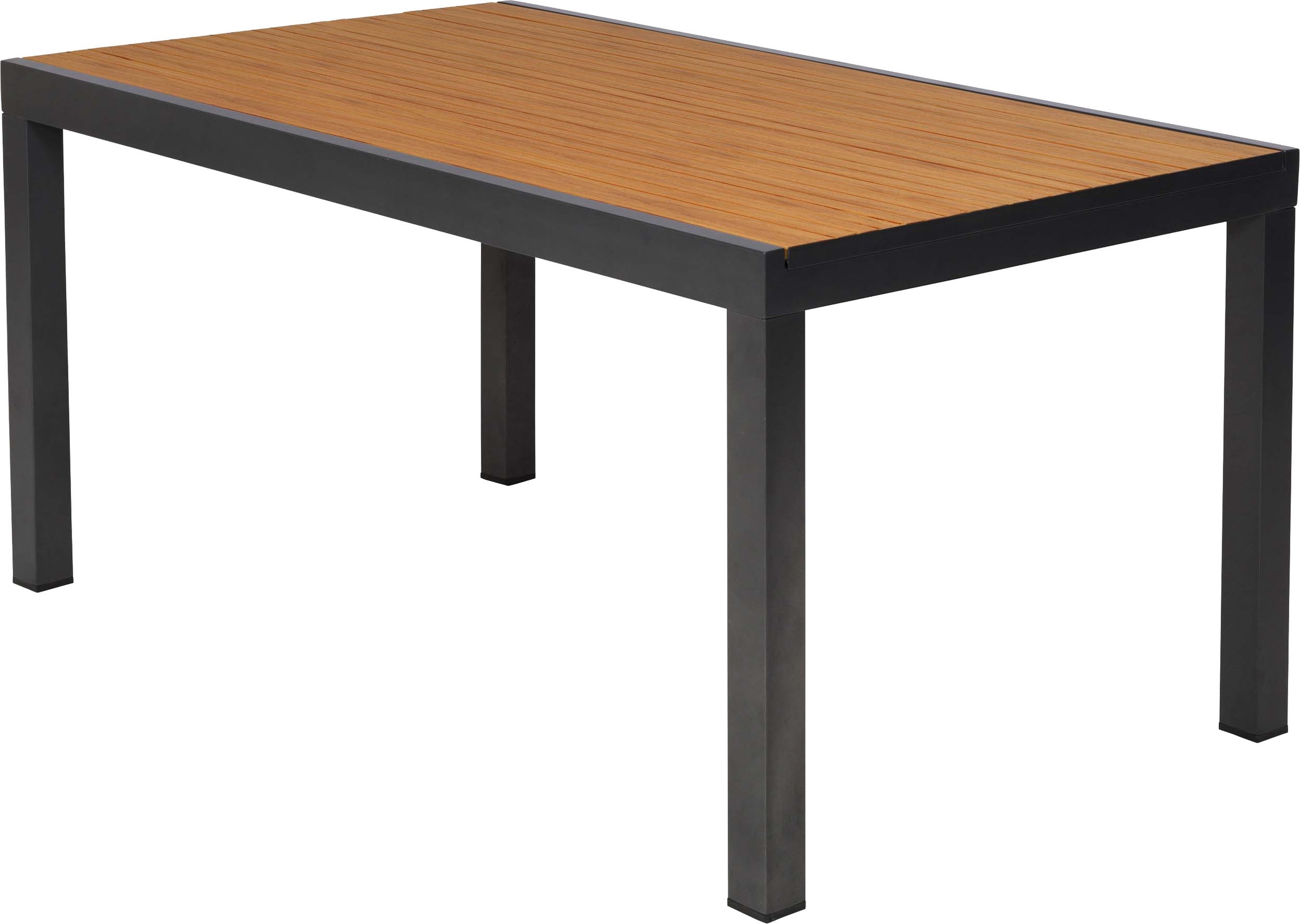 MERXX Garten-Essgruppe »Itanos« Set, 9 tlg. inkl. 4 Klappsessel, 4 Auflagen, 1 Tisch