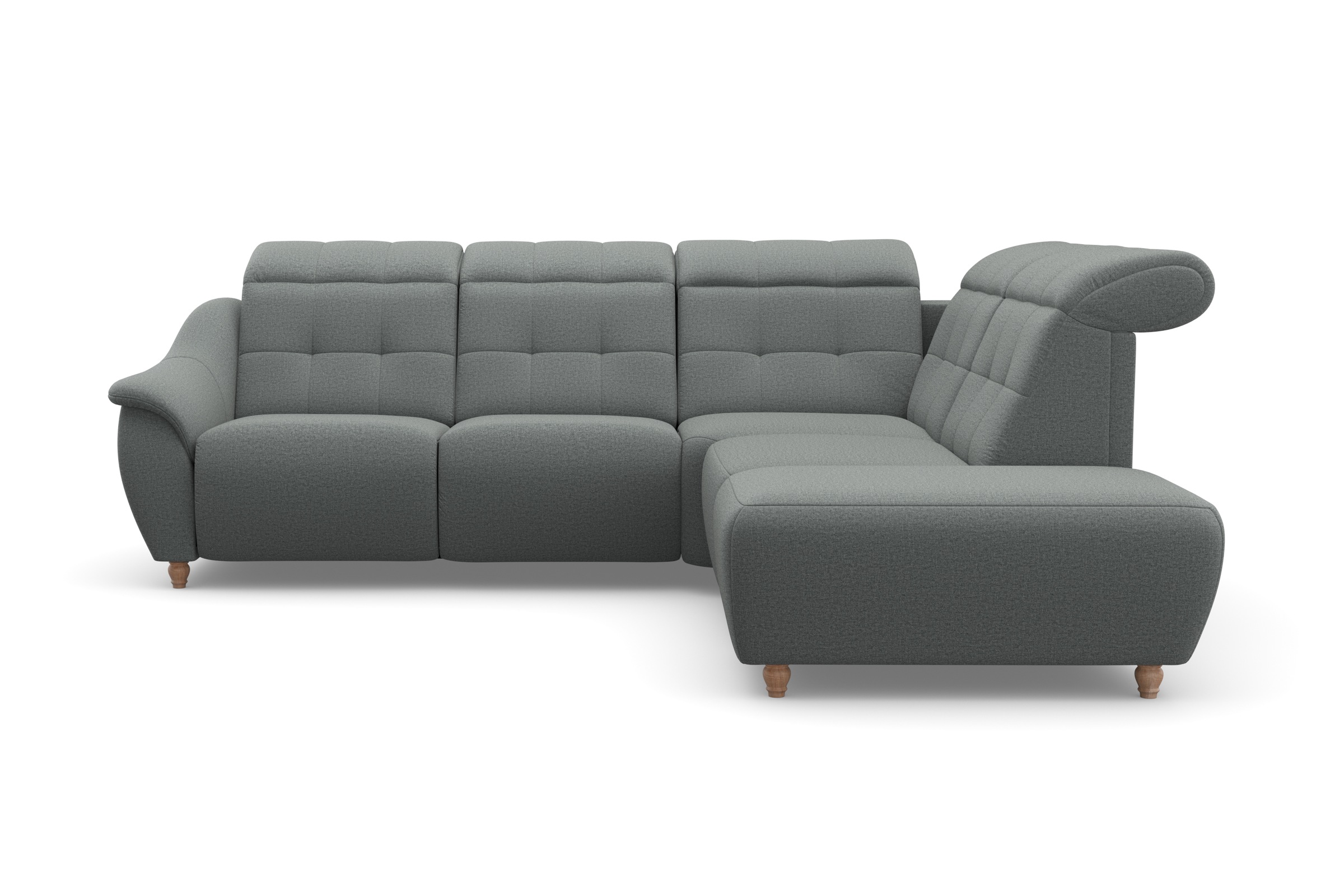 Home affaire Ecksofa »Boston L-Form«, Kopfteilverstellung an jeder Sitzfläche, wahlweise Relaxfunktion