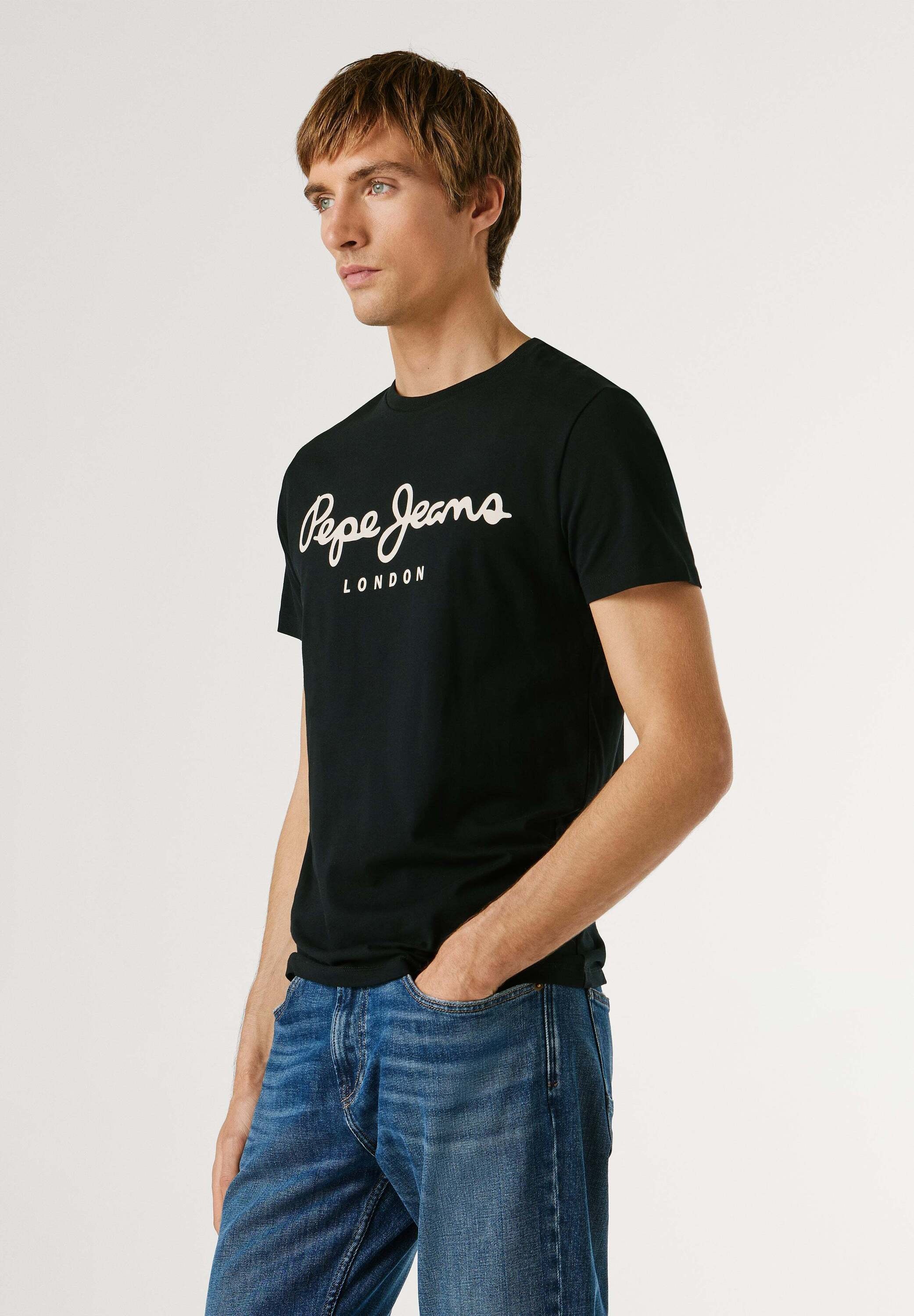 Pepe Jeans Print-Shirt »print t-shirt ORIGINAL STRETCH N«