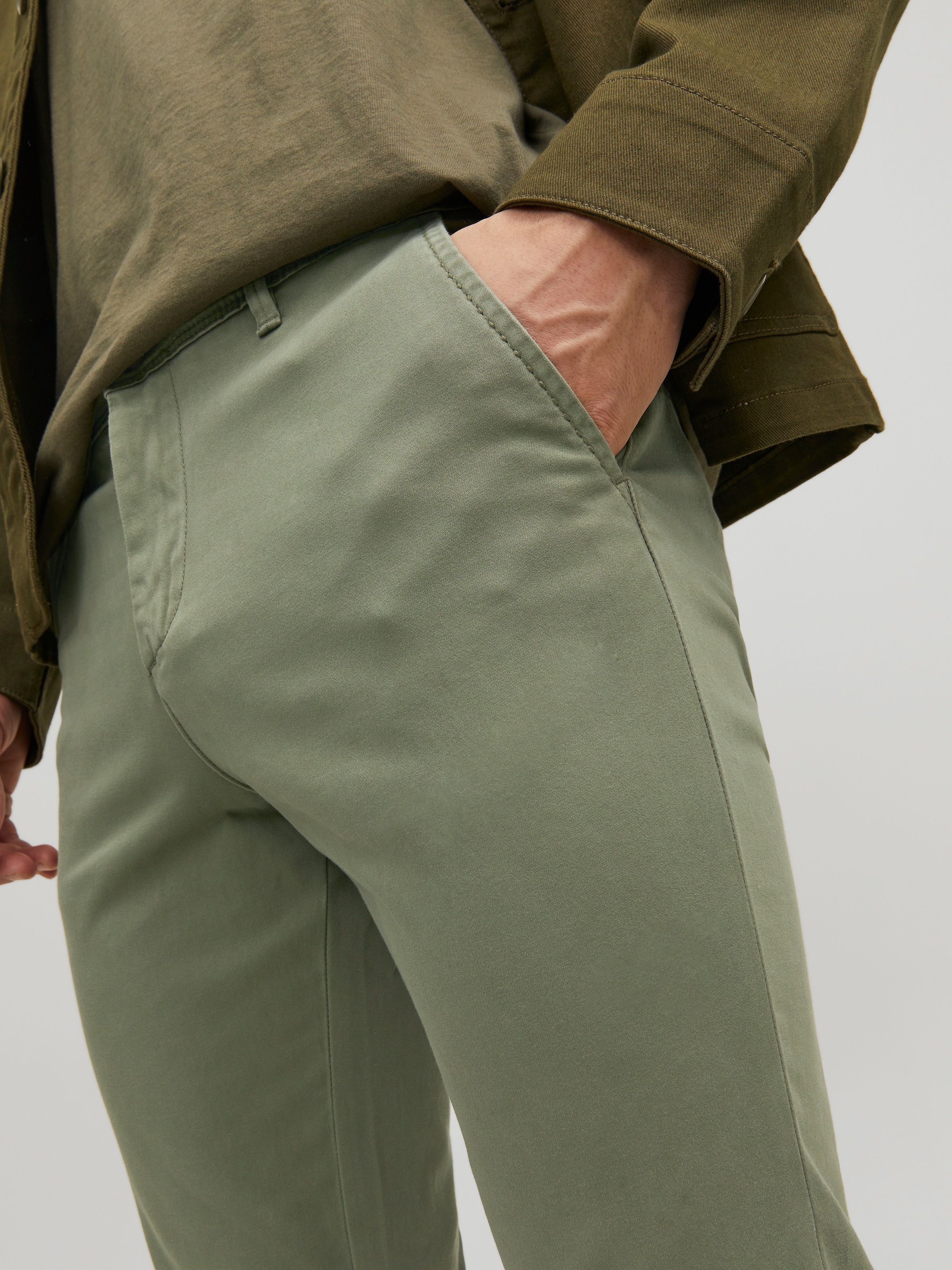 Jack & Jones Chinos "JPSTMARCO mit Stretchkomfort und schmalem Bein" mit Re günstig online kaufen