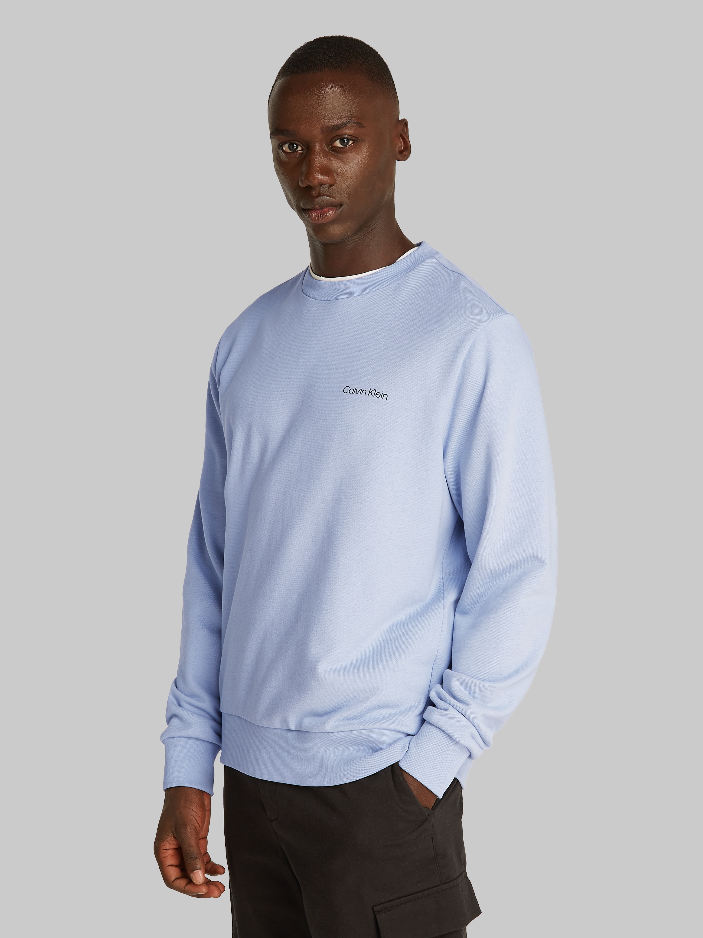 Calvin Klein Sweatshirt "CP-LINEAR BOX LOGO SWEATSHIRT", mit Logo auf der R günstig online kaufen