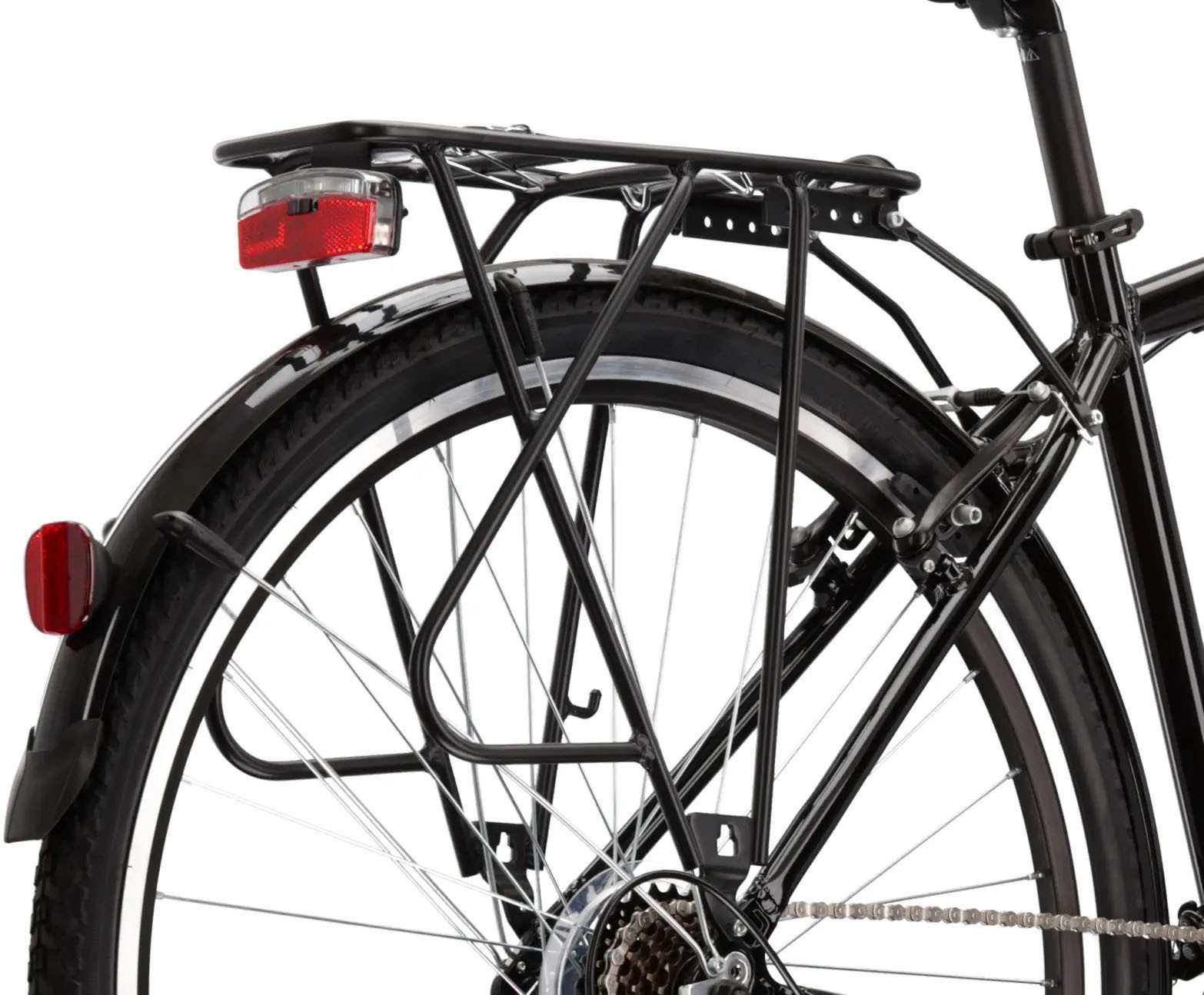 Kross Trekkingrad »Herren-Trekkingrad 28" Trans 1.0 Schwarz 21 Gänge« 21 Gang Shimano SUNRACE RDM41 Schaltwerk Kettenschaltung