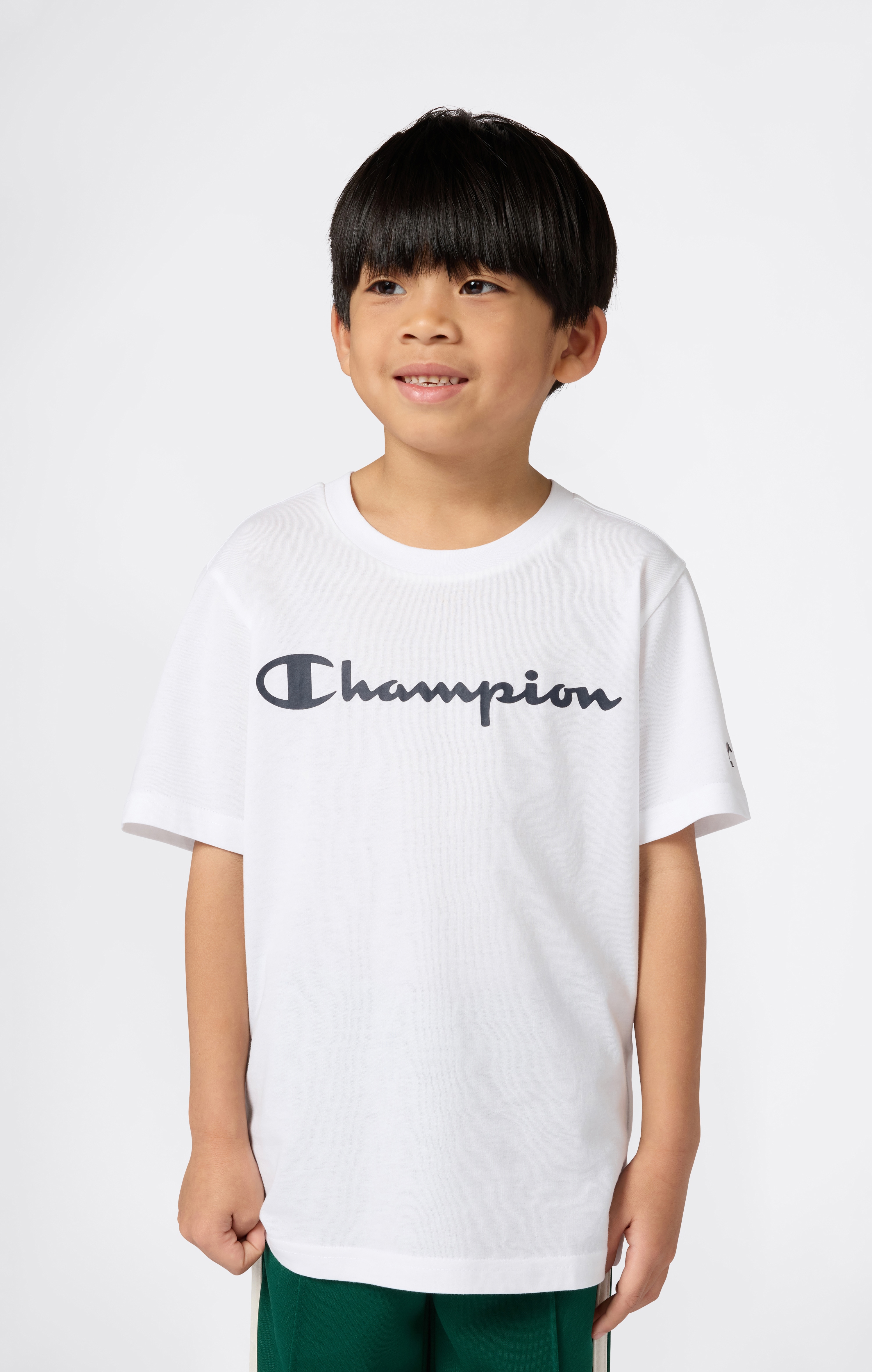 Champion T-Shirt "SPORTWEAR T-SHIRT Standard Fit" Kurzarm, für Kinder, aus Baumwolle, Standard Fit