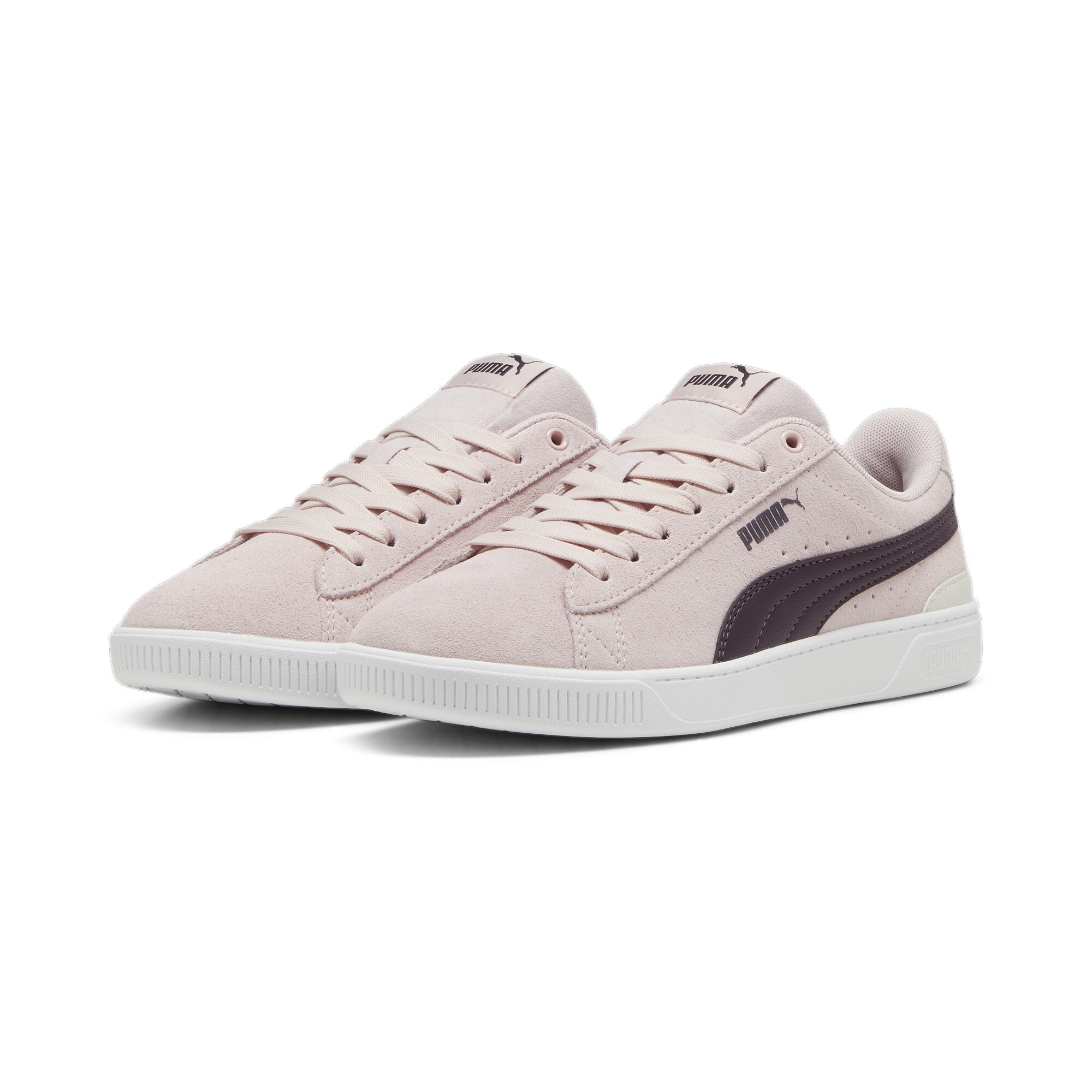 Black and pink puma trainers online