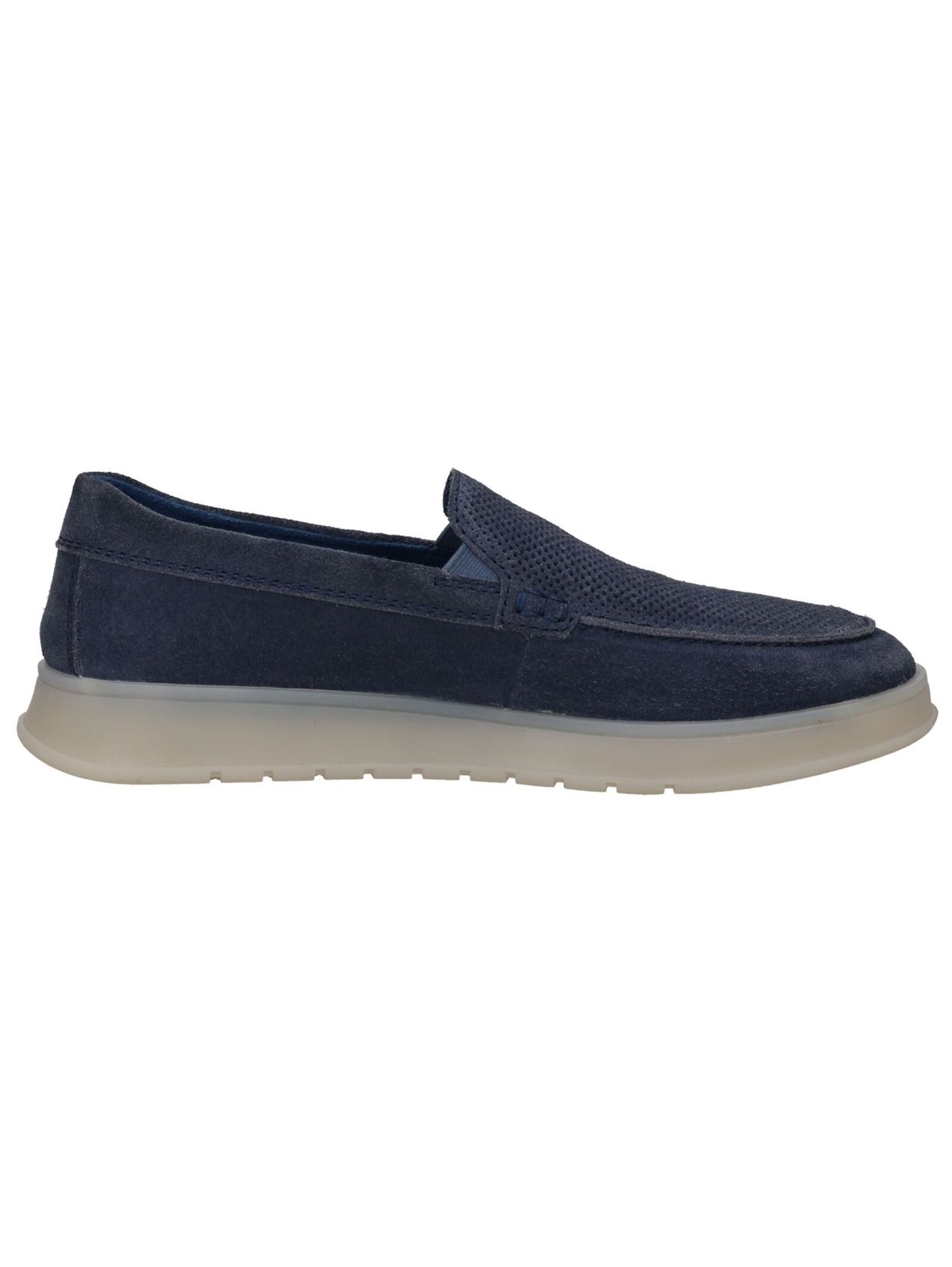 Slipper BUGATTI "bugatti Slipper Veloursleder", Herren, Gr. 43, blau, Veloursleder, Schuhe Slipper 3