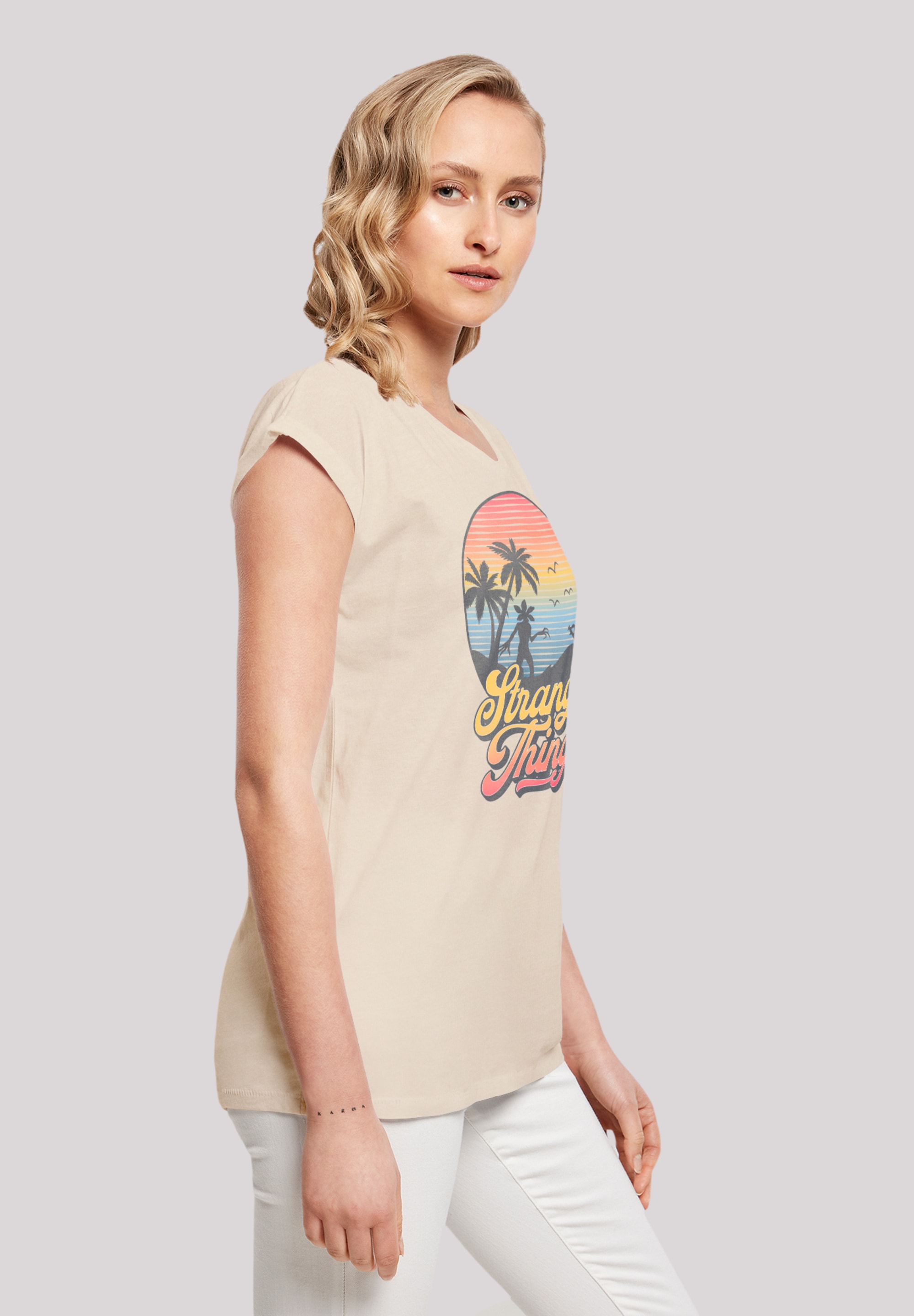 F4NT4STIC T-Shirt »Stranger Things LA Gradient«, Premium Qualität
