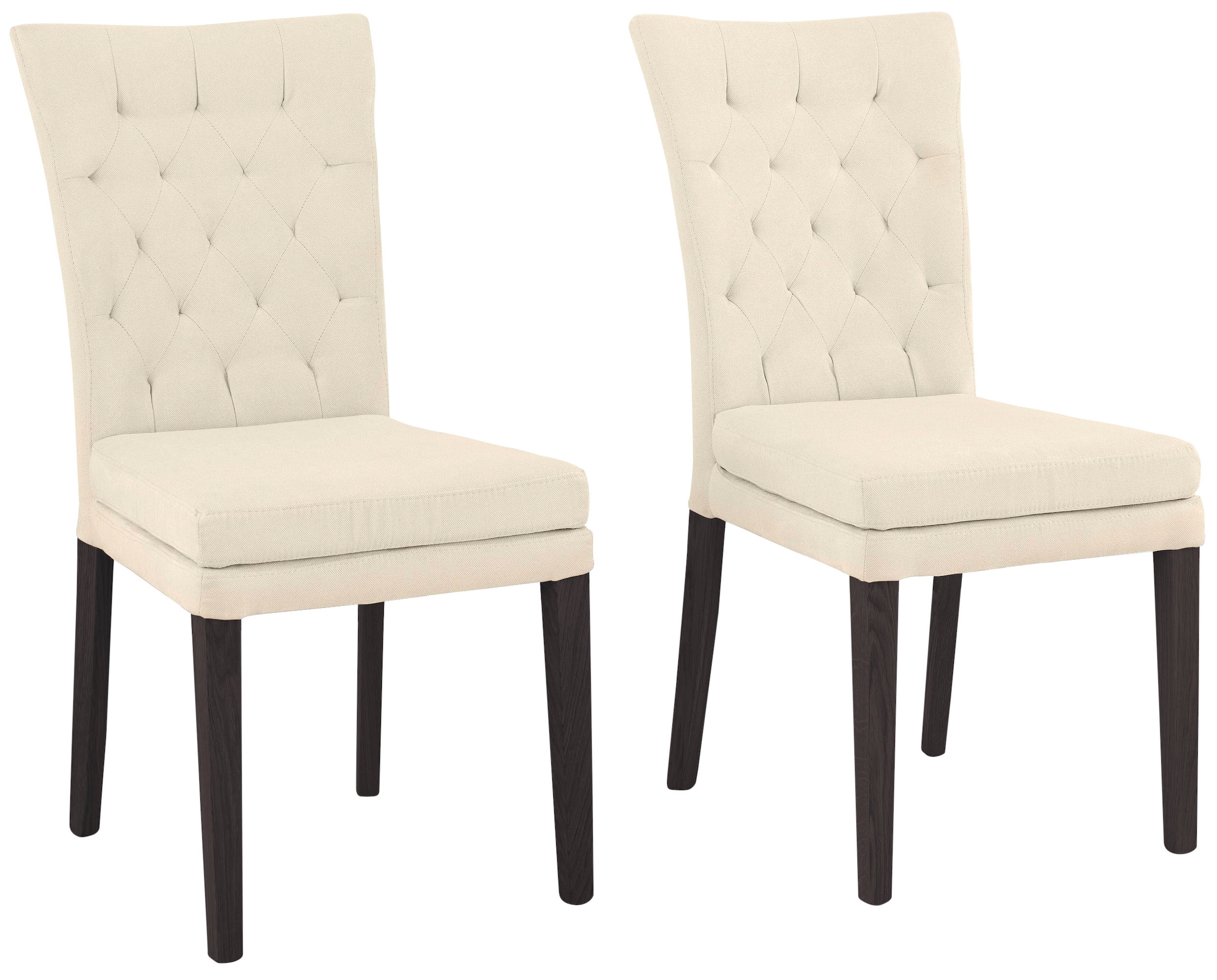 Home affaire 4-Fußstuhl "Colorado" (Set) 2 Stk. Luxus-Microfaser Beine aus günstig online kaufen