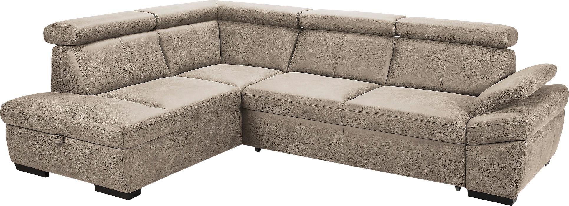 exxpo - sofa fashion Ecksofa "Salerno, Funktionssofa, hoher Sitzkomfort, Br günstig online kaufen