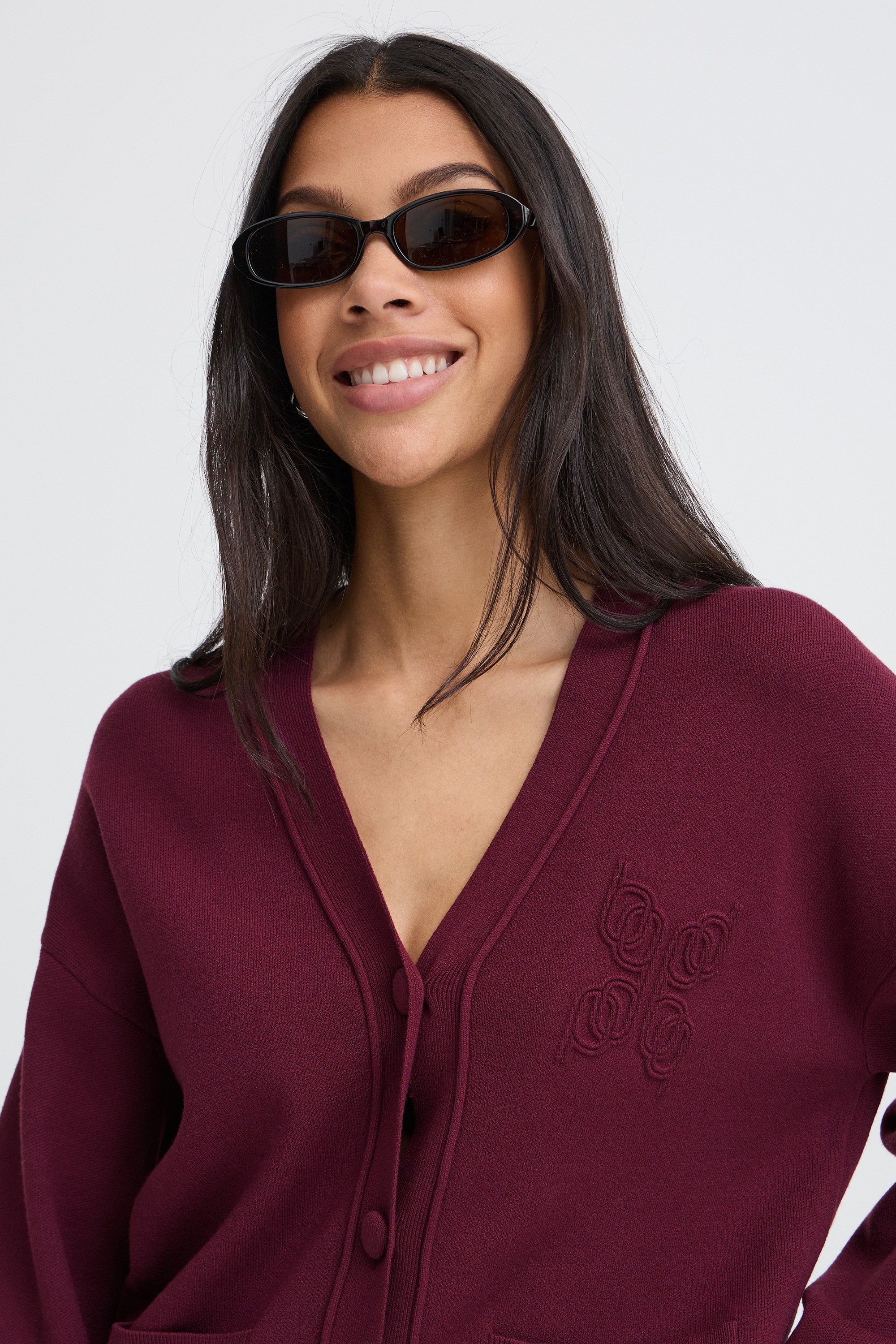 b.young Strickjacke »Damen Langarm BYOTARI«