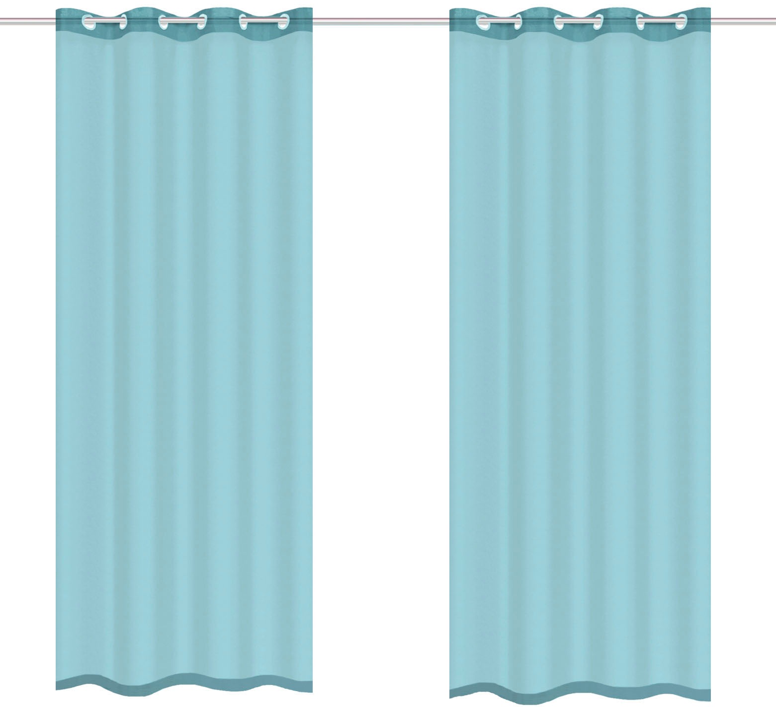 Home Basics Vorhang »DOLLY«, (2 St.), 2er Pack Ösenschal DOLLY
