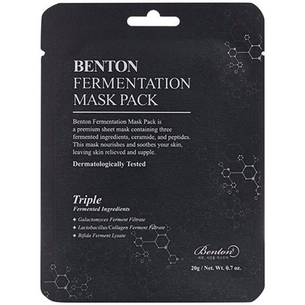 Benton Tuchmaske »Fermentation Mask Pack«, (Packung, 10 tlg.)