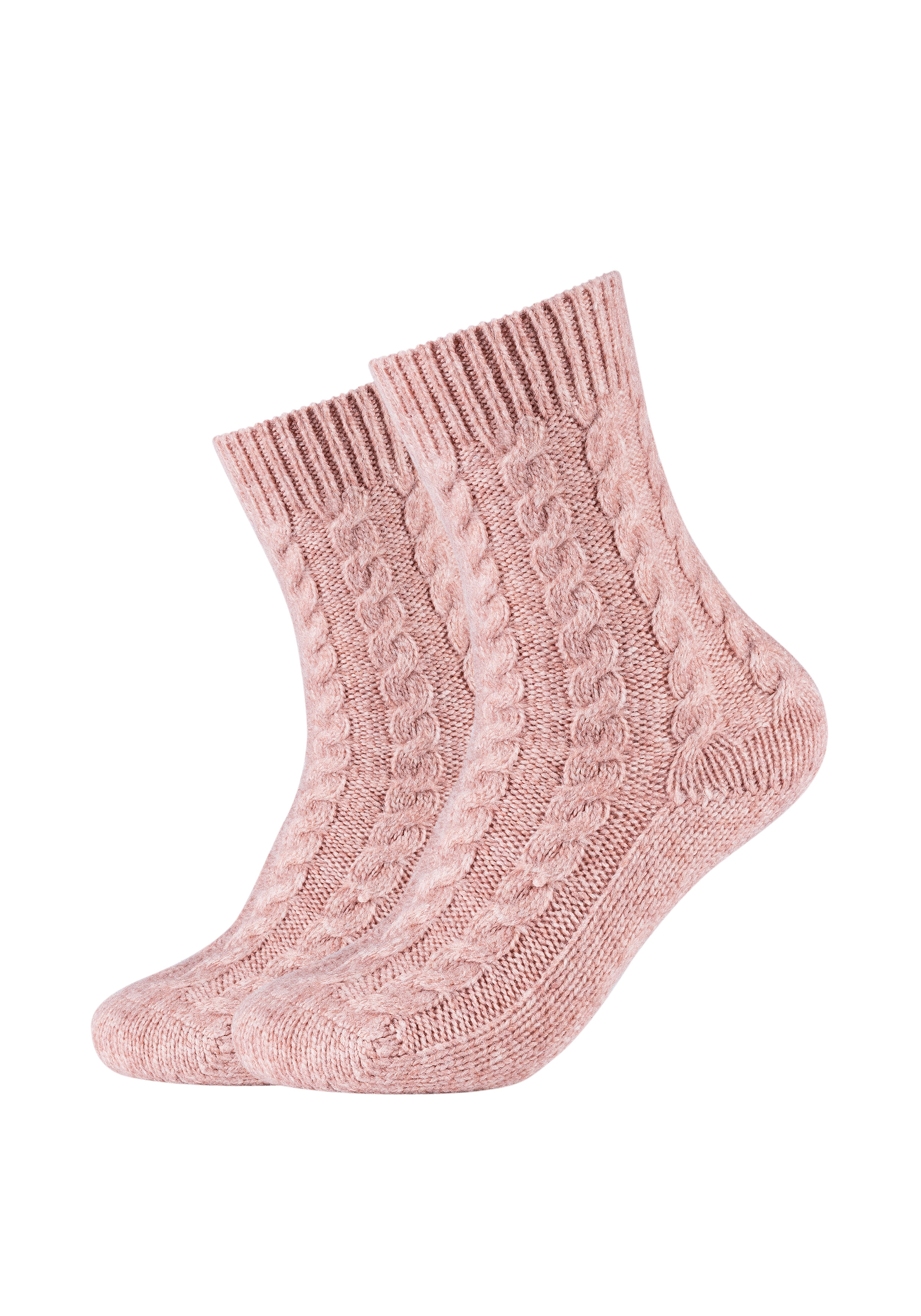 Camano "warm & cozy" 2 Paar, 2 Paar tlg. mit Zopfmuster, Rippenbündchen