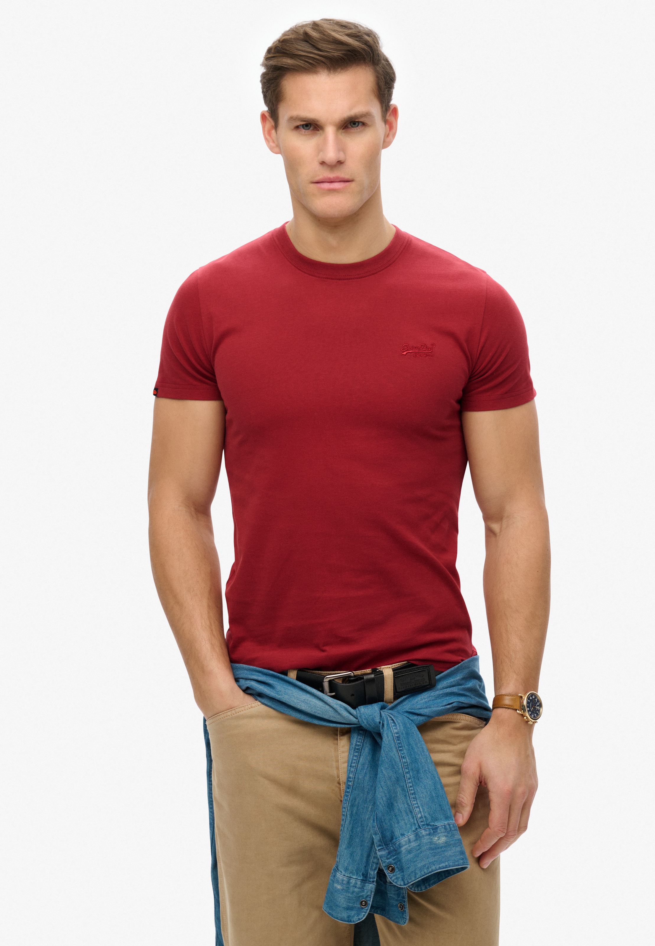 Superdry Rundhalsshirt »ESSENTIAL LOGO EMB TEE«