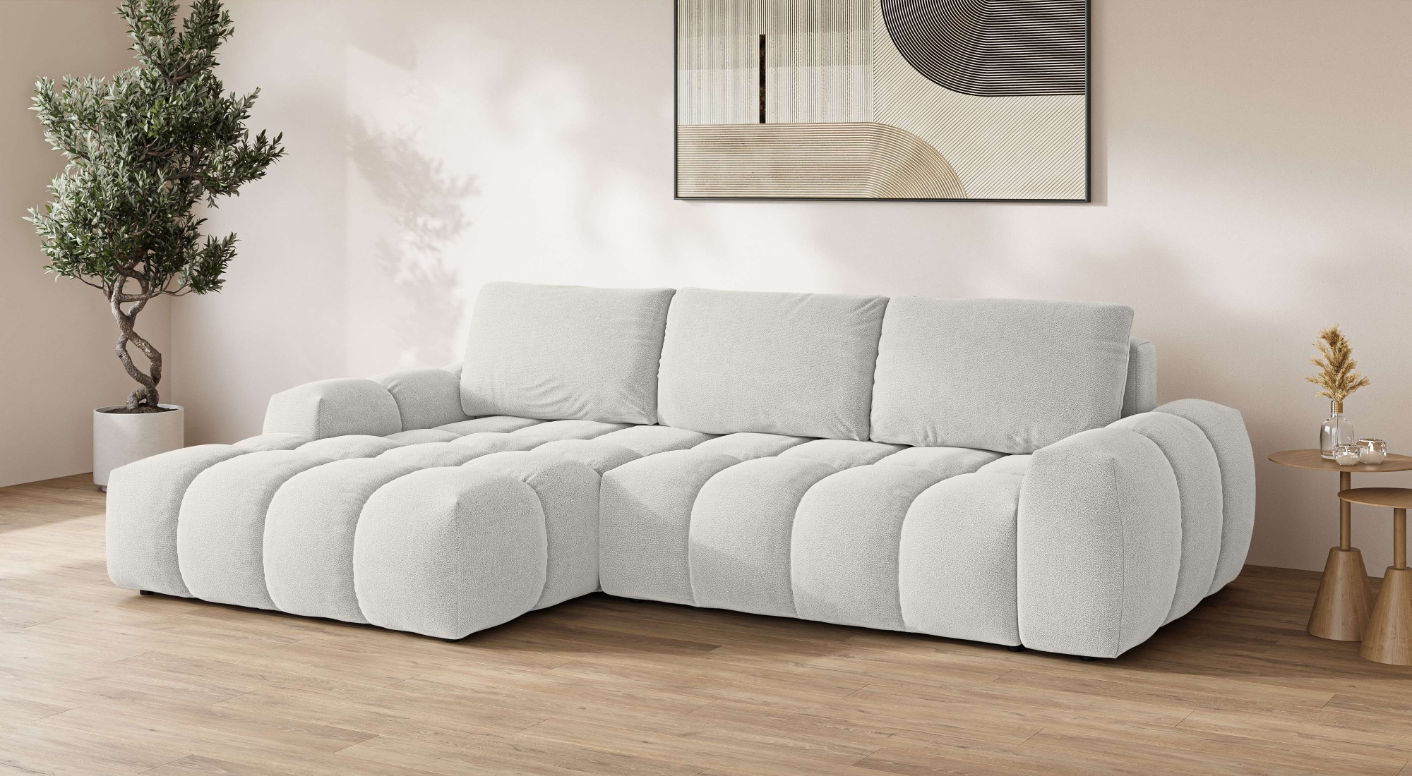 INOSIGN Ecksofa "AZITA klein optionale Schlafsofa mit Bettkasten, B/T/H: 27 günstig online kaufen