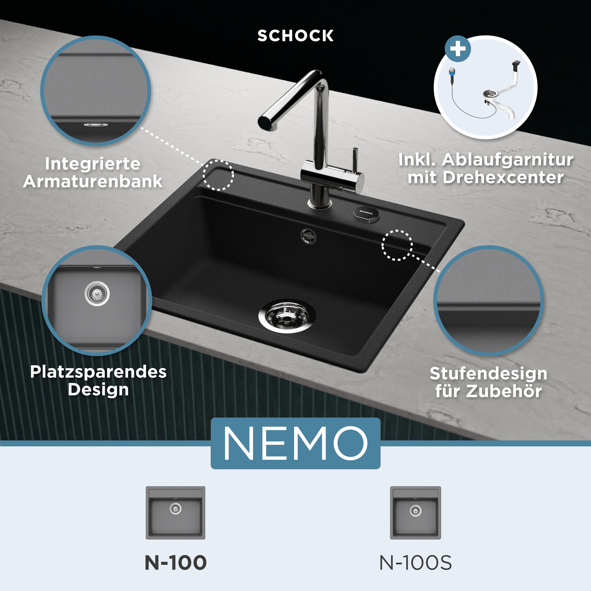 Schock Granitspüle "Oslo"