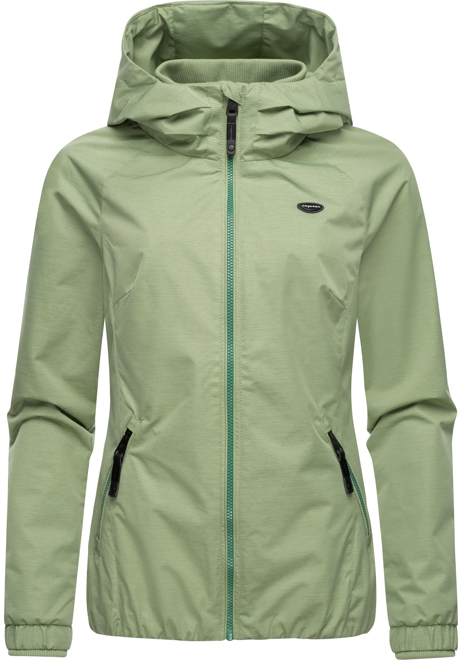 Ragwear Outdoorjacke "Dizzie Tech", mit Kapuze, Wasserdichte Damen Übergangsjacke mit großer Kapuze