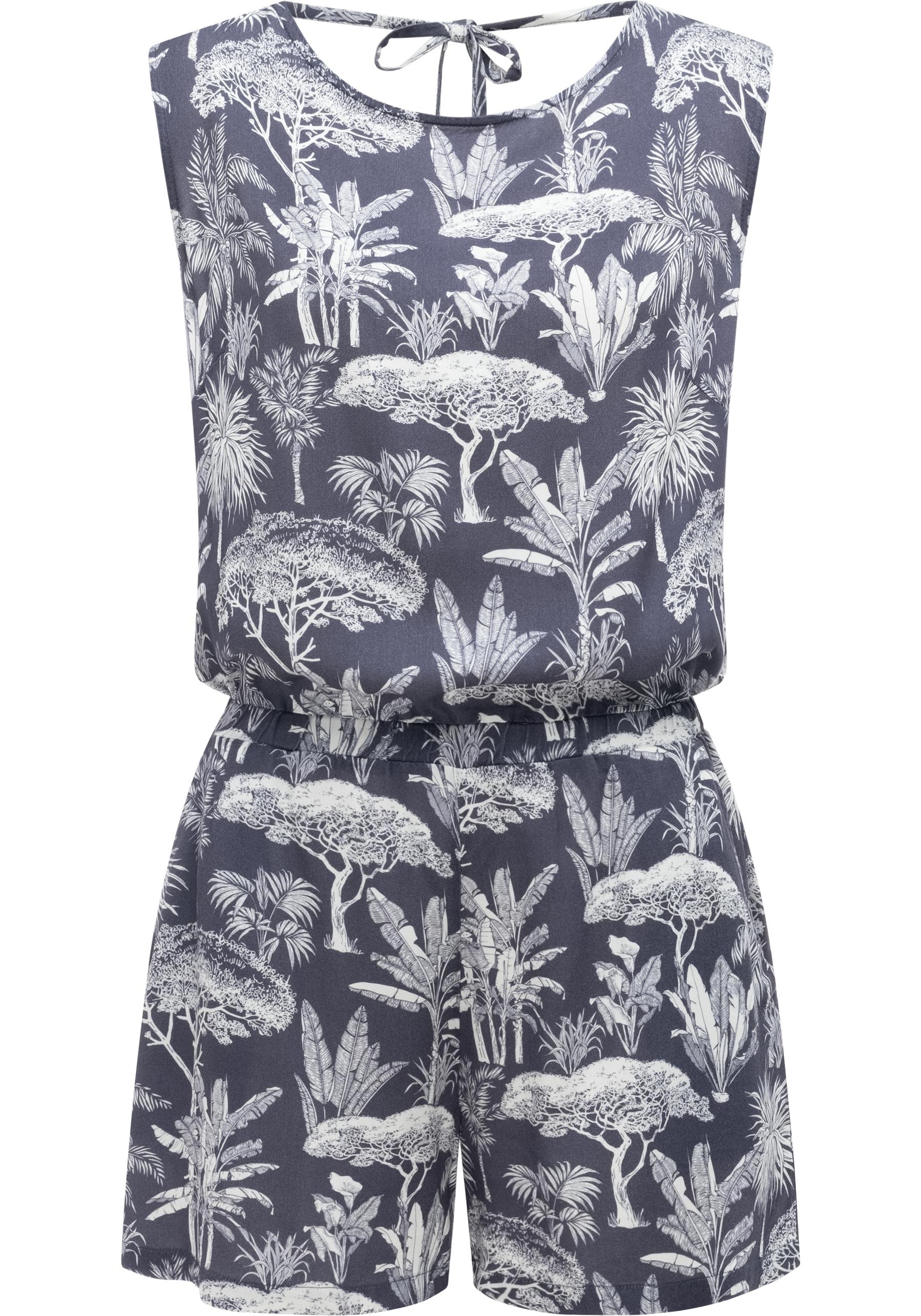 Ragwear Jumpsuit "Zella" schicker, kurzer Damen Overall mit floralem Print günstig online kaufen