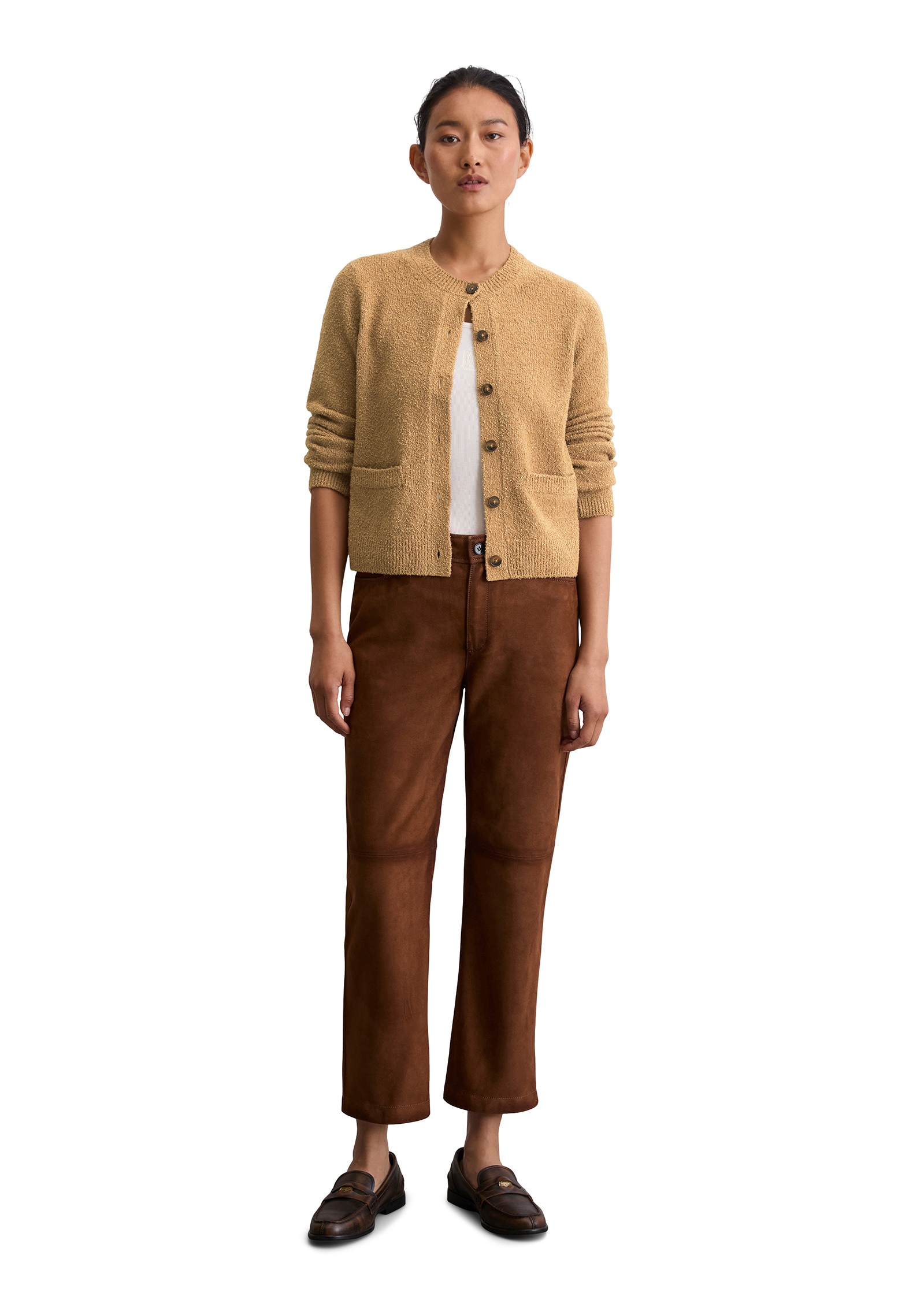 Marc O'Polo Cardigan »aus Bouclé-Garn«