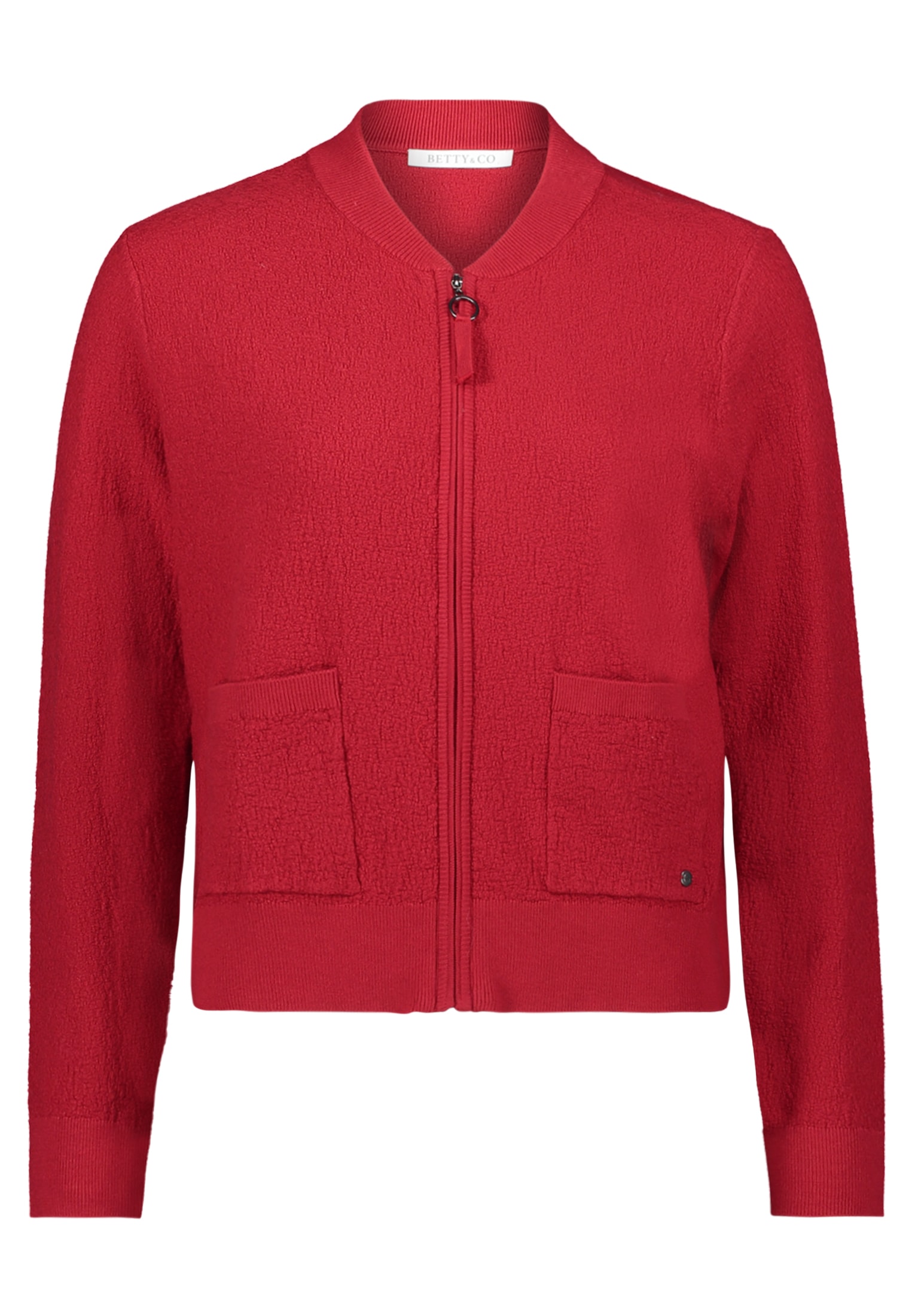 Betty&Co Strickjacke "Damen Strick-Cardigan mit Reißverschluss", 1 Stk. günstig online kaufen