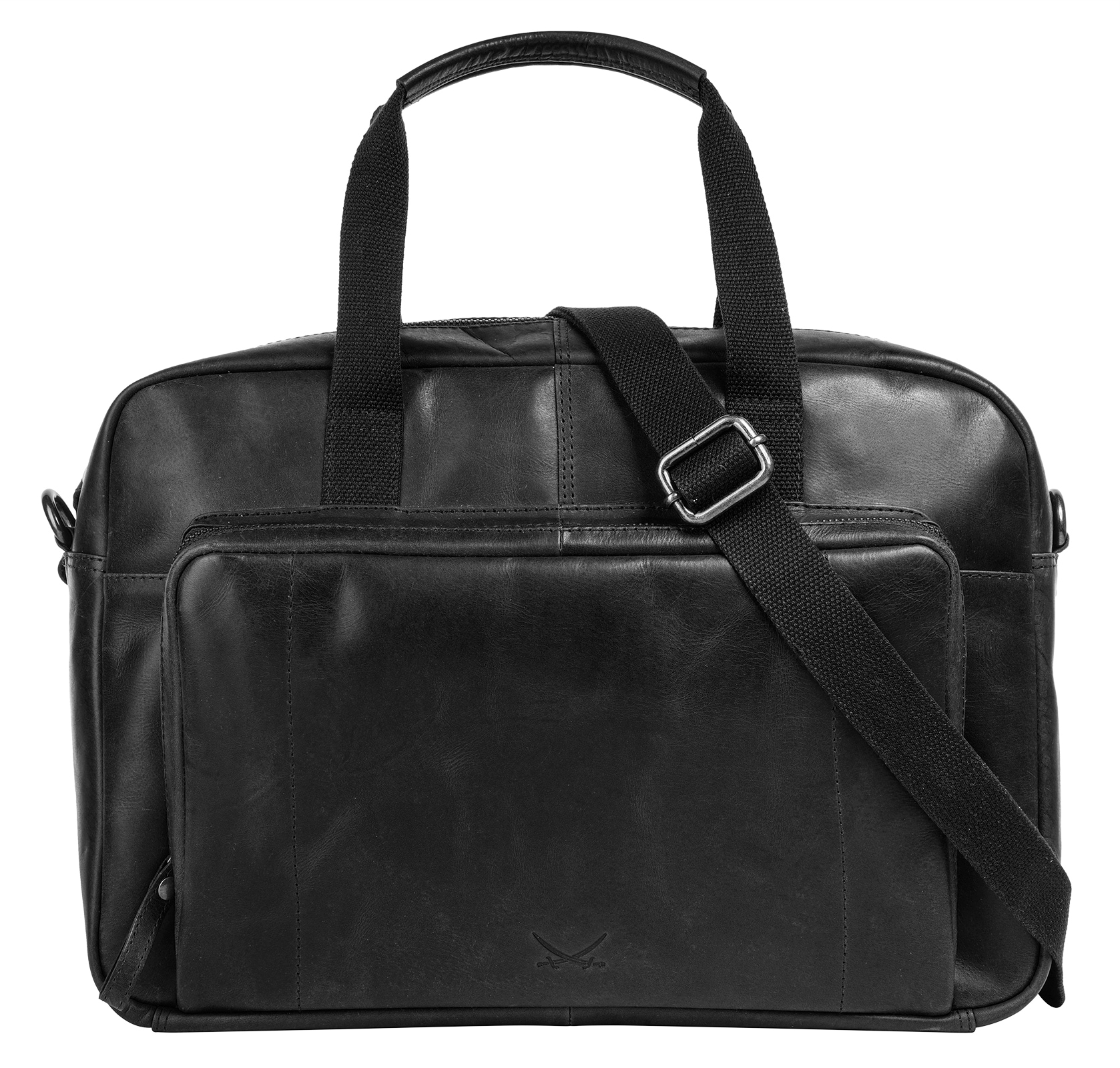 Sansibar Aktentasche "Businessbag Black", echt Leder