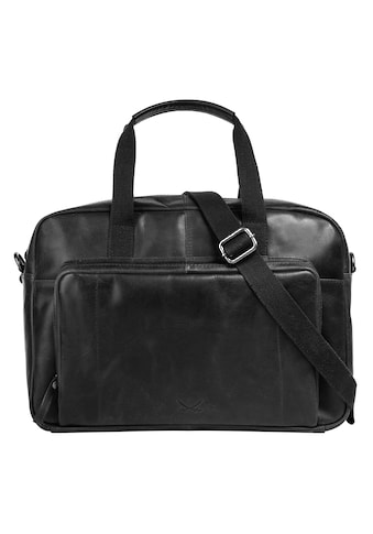 Sansibar Aktentasche »BUSINESS BAG, BLACK«, echt Leder kaufen