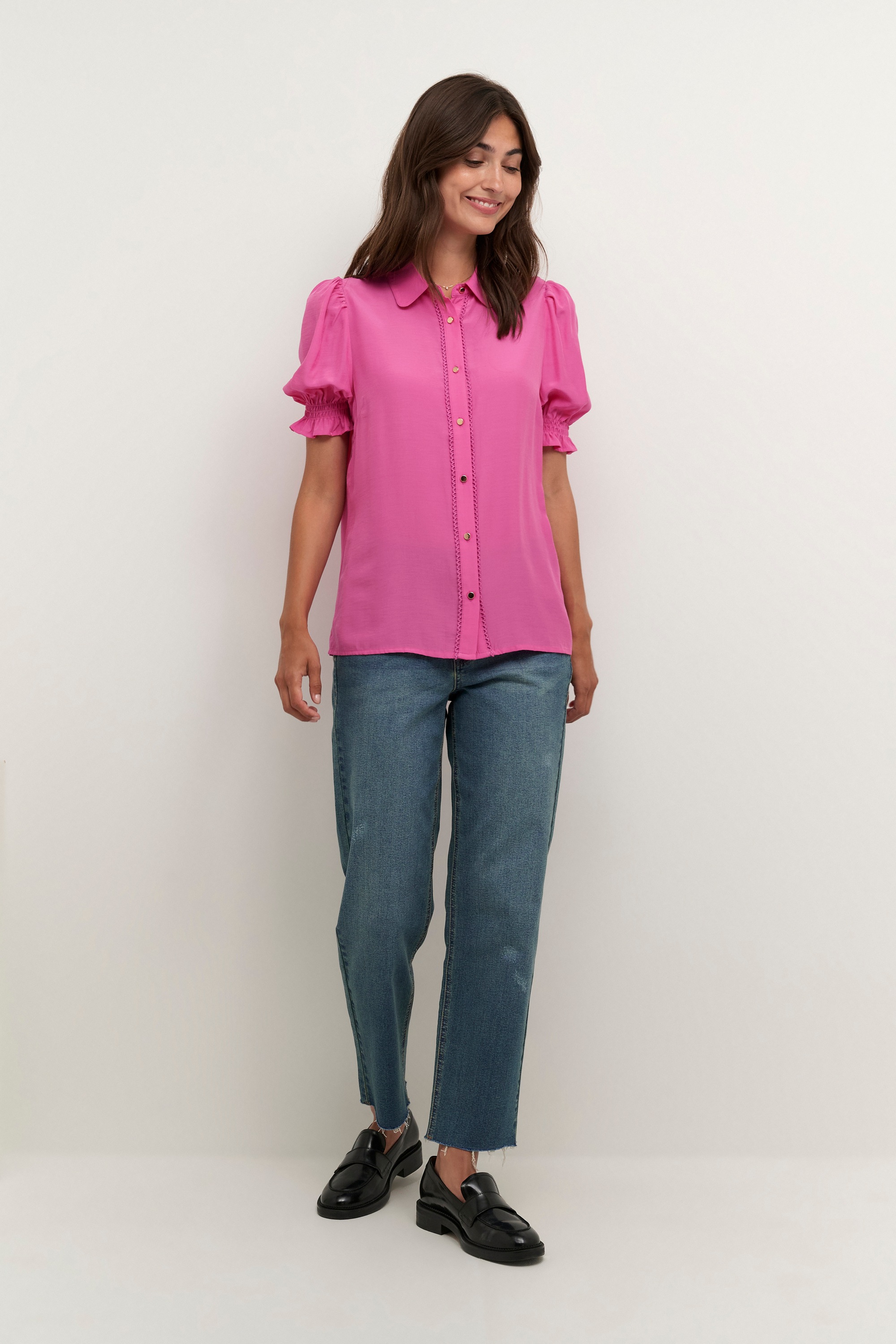 Culture Hemdbluse »Damen Hemd kurzarm CUasmine«