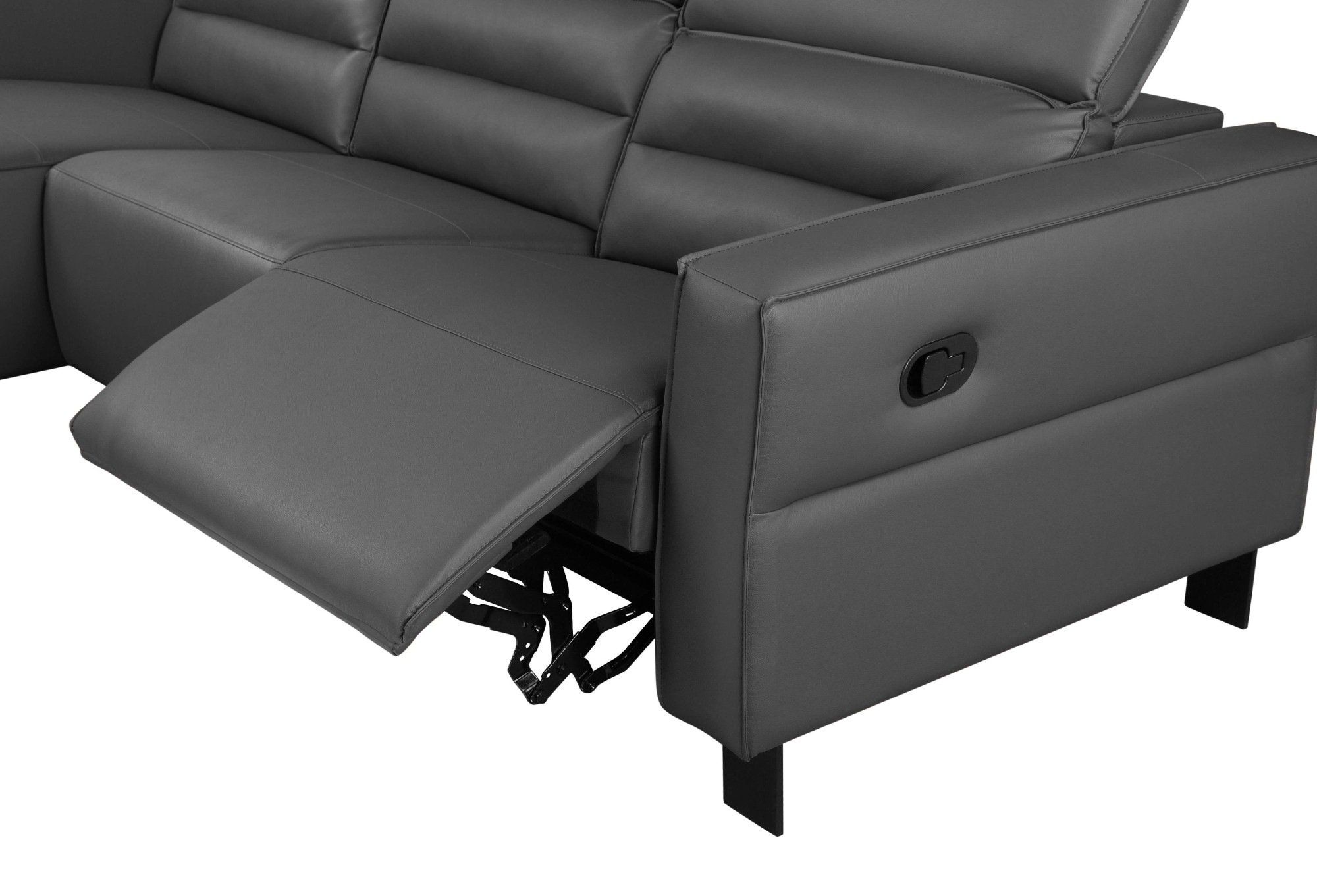 Places of Style Ecksofa »Carpari, L-Form, 263 cm, mit manueller o. elektrischer Relaxfunktion«, und USB/ Kopfteilverstellg