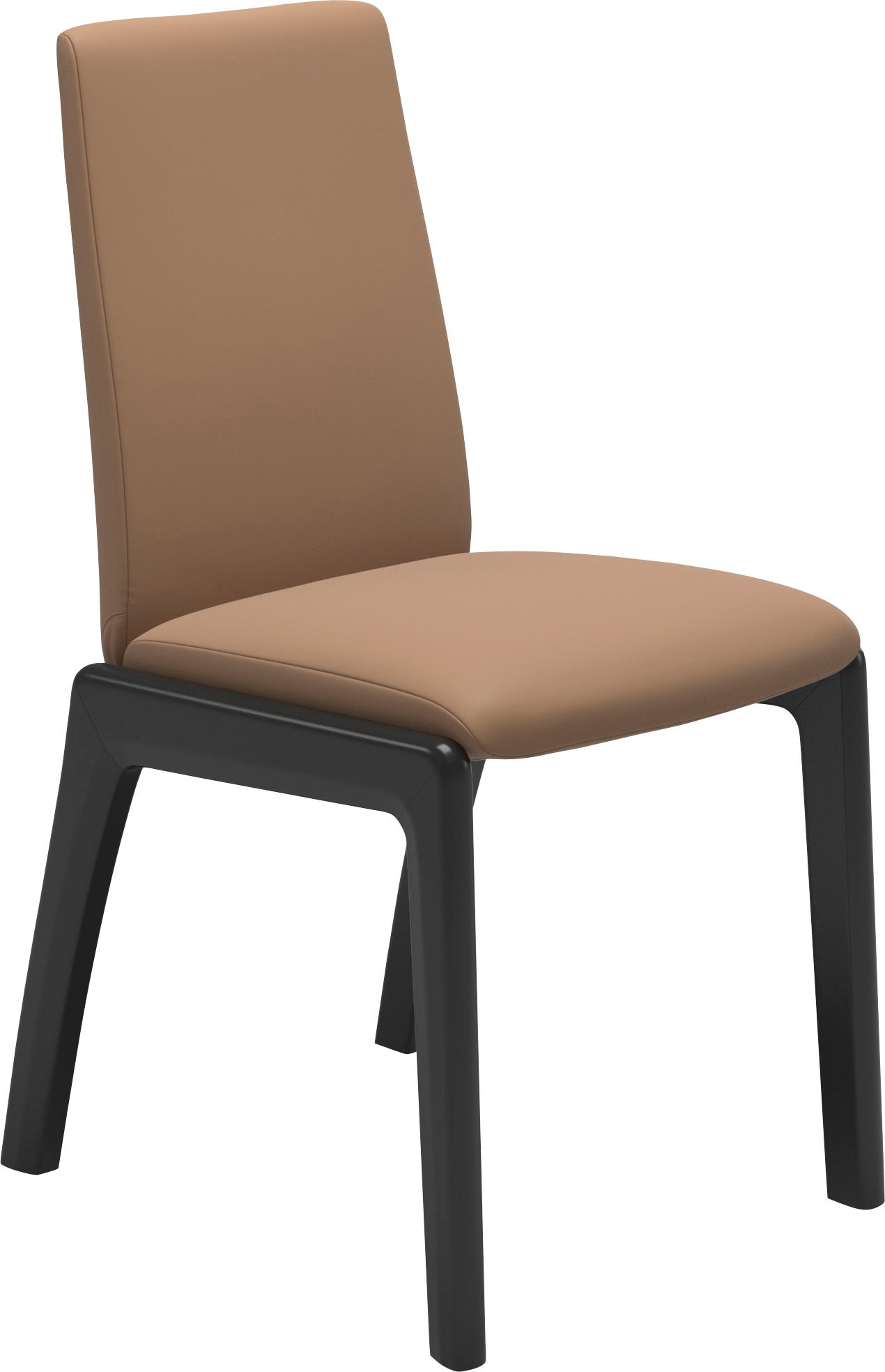 Thumbnail - Stressless Polsterstuhl "Laurel" () Low Back, Größe M, mit abgerundeten Beinen in Schwarz