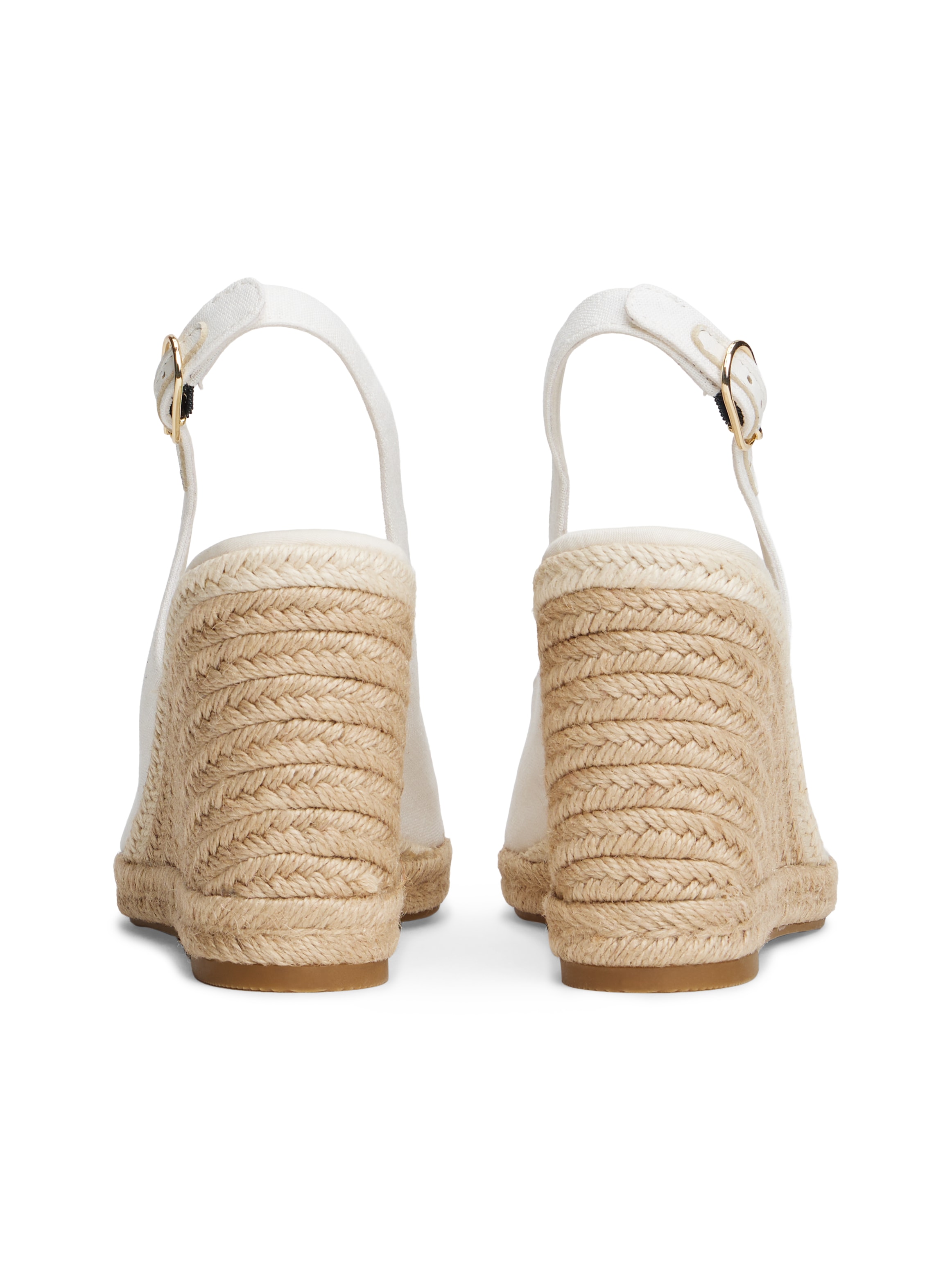 Tommy Hilfiger High-Heel-Sandalette »FLAG HIGH WEDGE ESPAD SLINGBACK«  Keilsandalette, Sommerschuh mit verstellbarer Schnalle