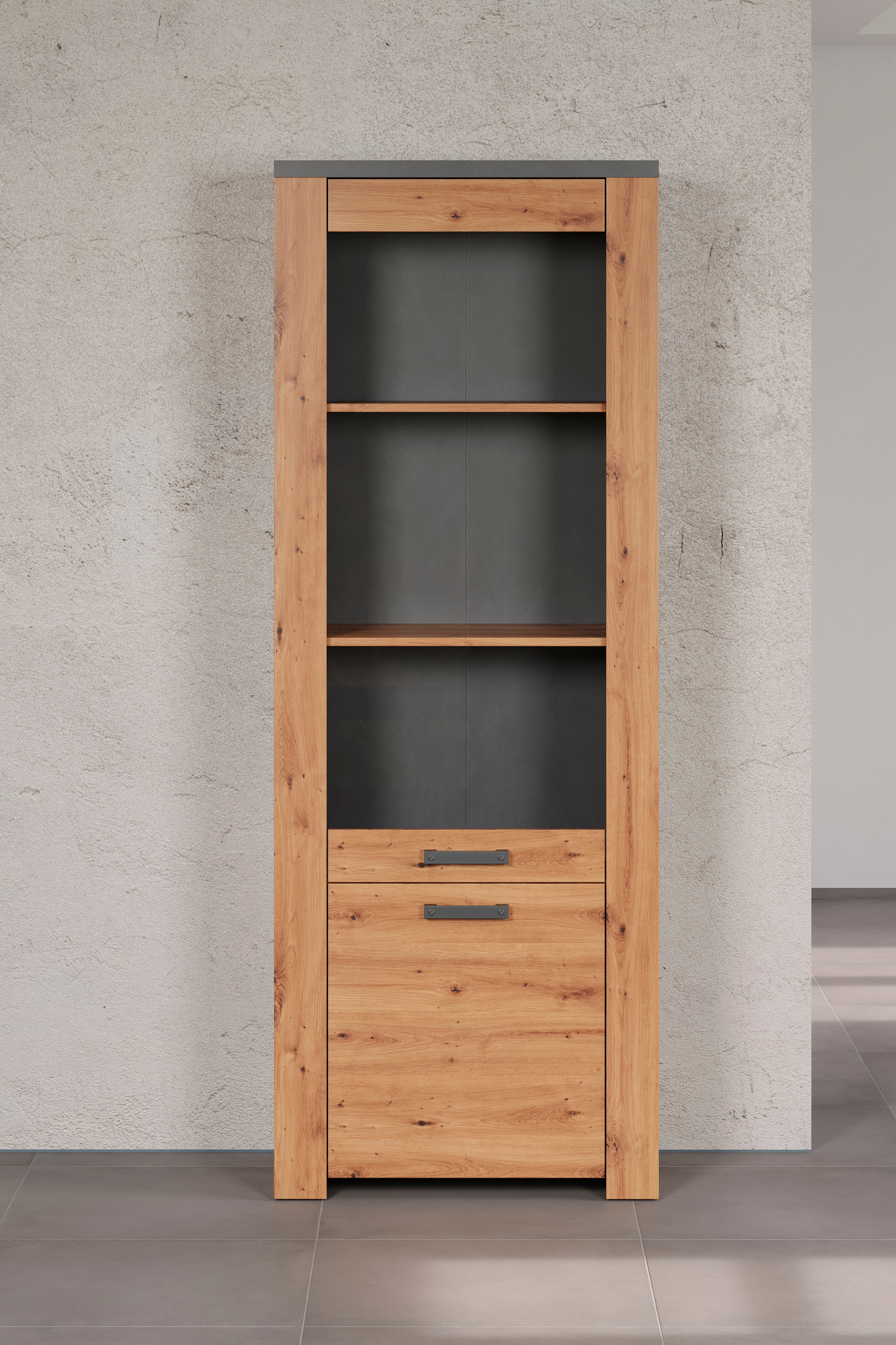 Home affaire Vitrine "Ambres", (1 St.), Standvitrine mit 2 Türen - (B/T/H) günstig online kaufen