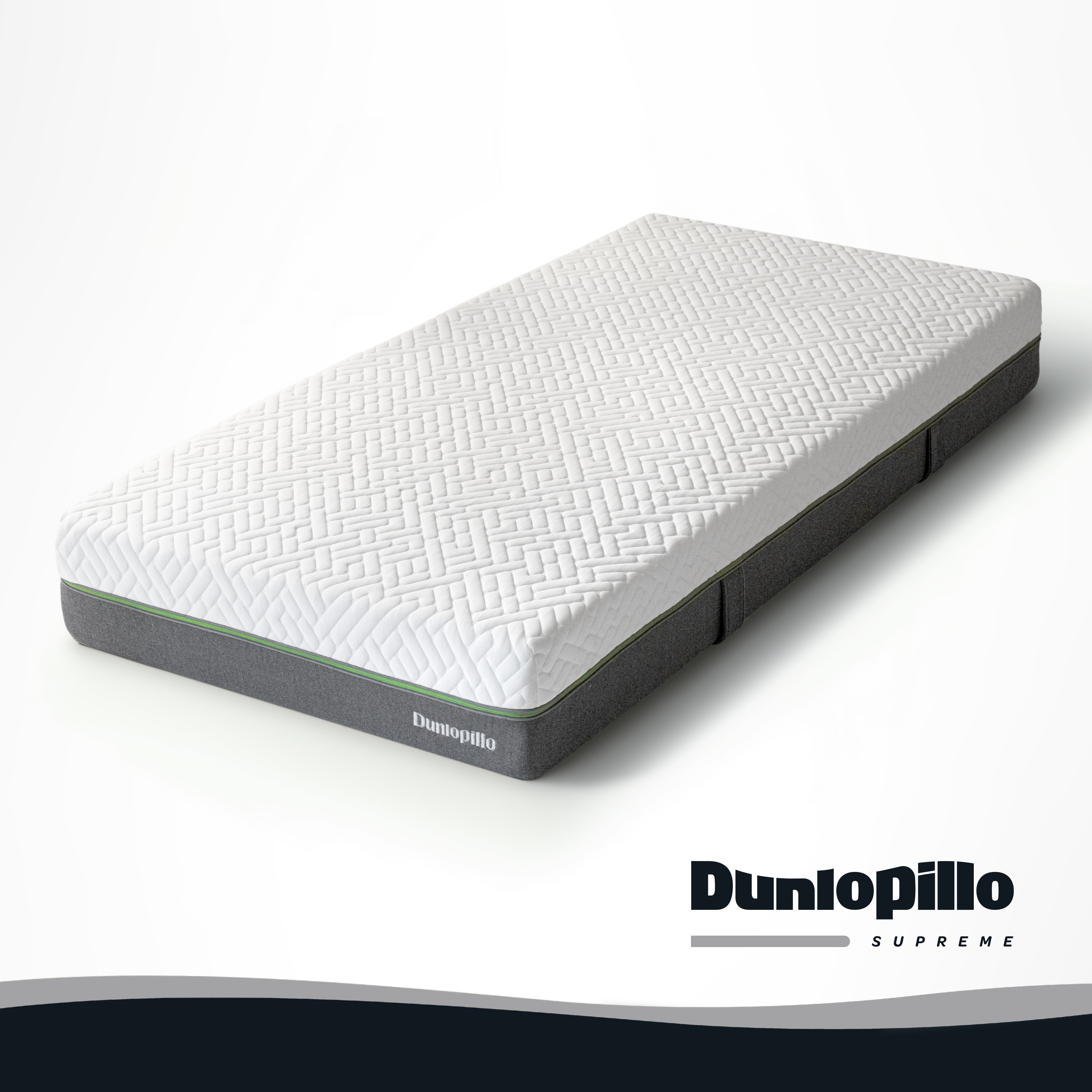 Dunlopillo "Dunlopillo Supreme T, Matratze 90x200, 140x200 cm, Made in Germany" 25 cm hoch 1.000 Federn 1 Stk. tlg. Temperaturunabhängige Aquagelplatte, 1000 Federn (bei 100x200 cm)