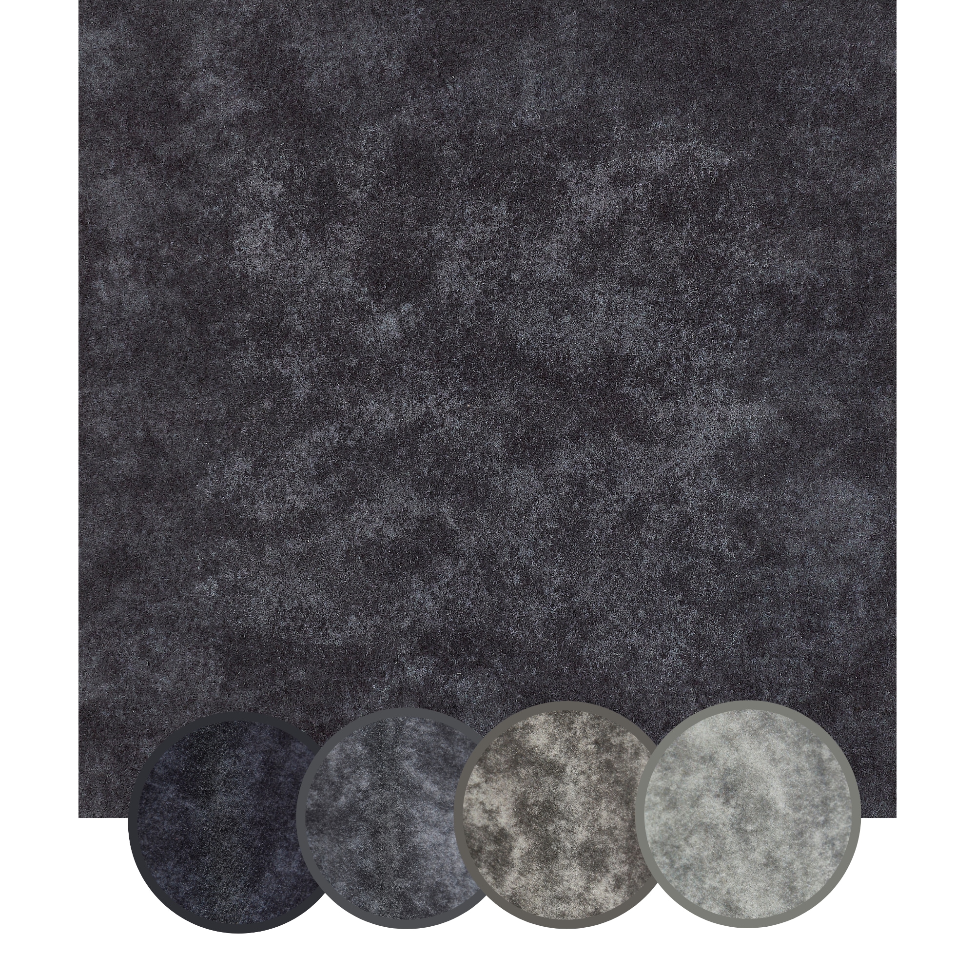 Andiamo Teppichfliese »Colmar Nadelfilz«, quadratisch, 4 mm Höhe, 40x40 cm, selbstklebend, robust & strapazierfähig, 25 Stück (4 qm)