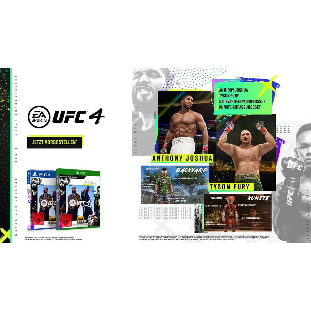 Electronic Arts Spielesoftware »UFC 4«, PlayStation 4