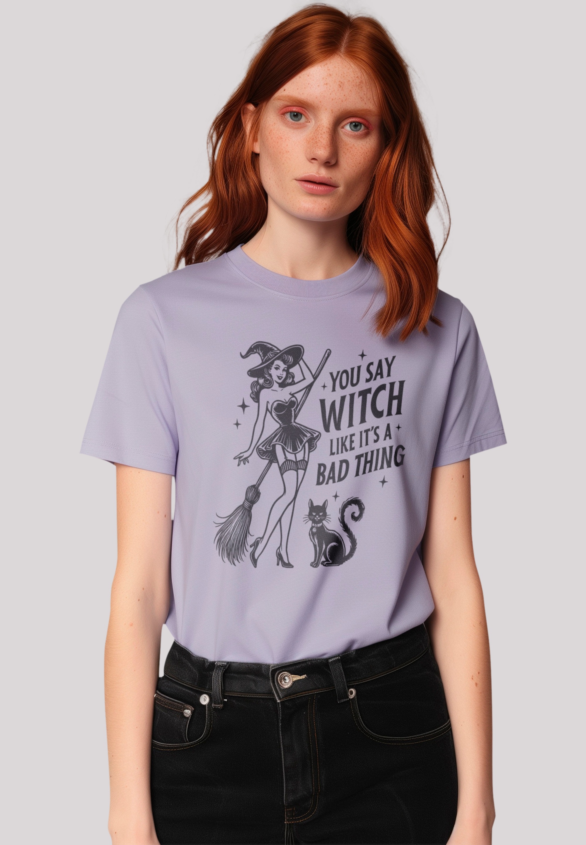 T-Shirt »Halloween you say witch like its a bad thing«, Premium Qualität, Unisex Schnitt