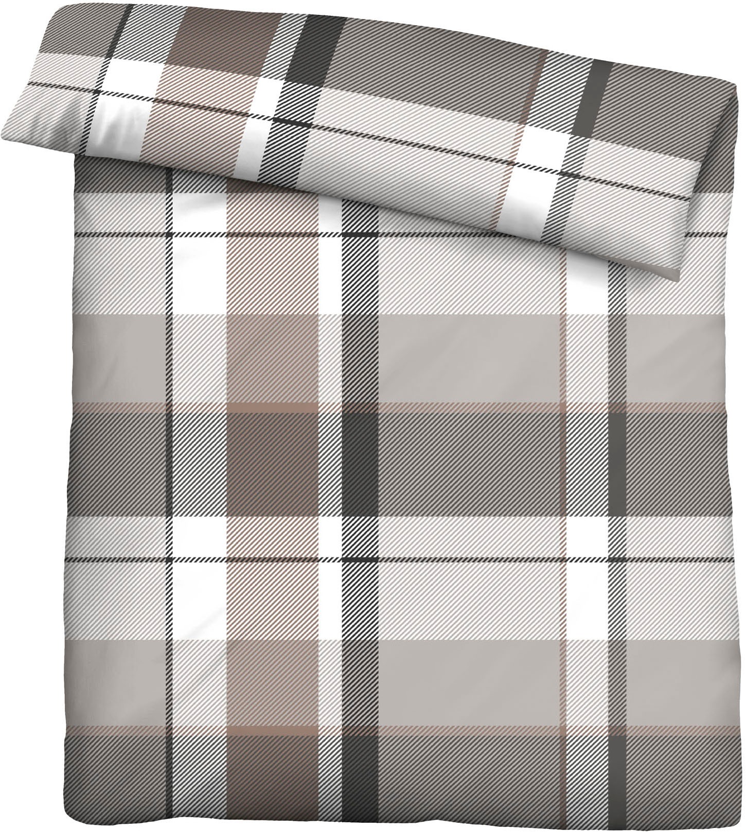 Castell - Markenbettwäsche Bettwäsche »0306725« 2 Stk. wohlig warm, temperaturausgleichend, 100% Baumwolle, pflegeleicht