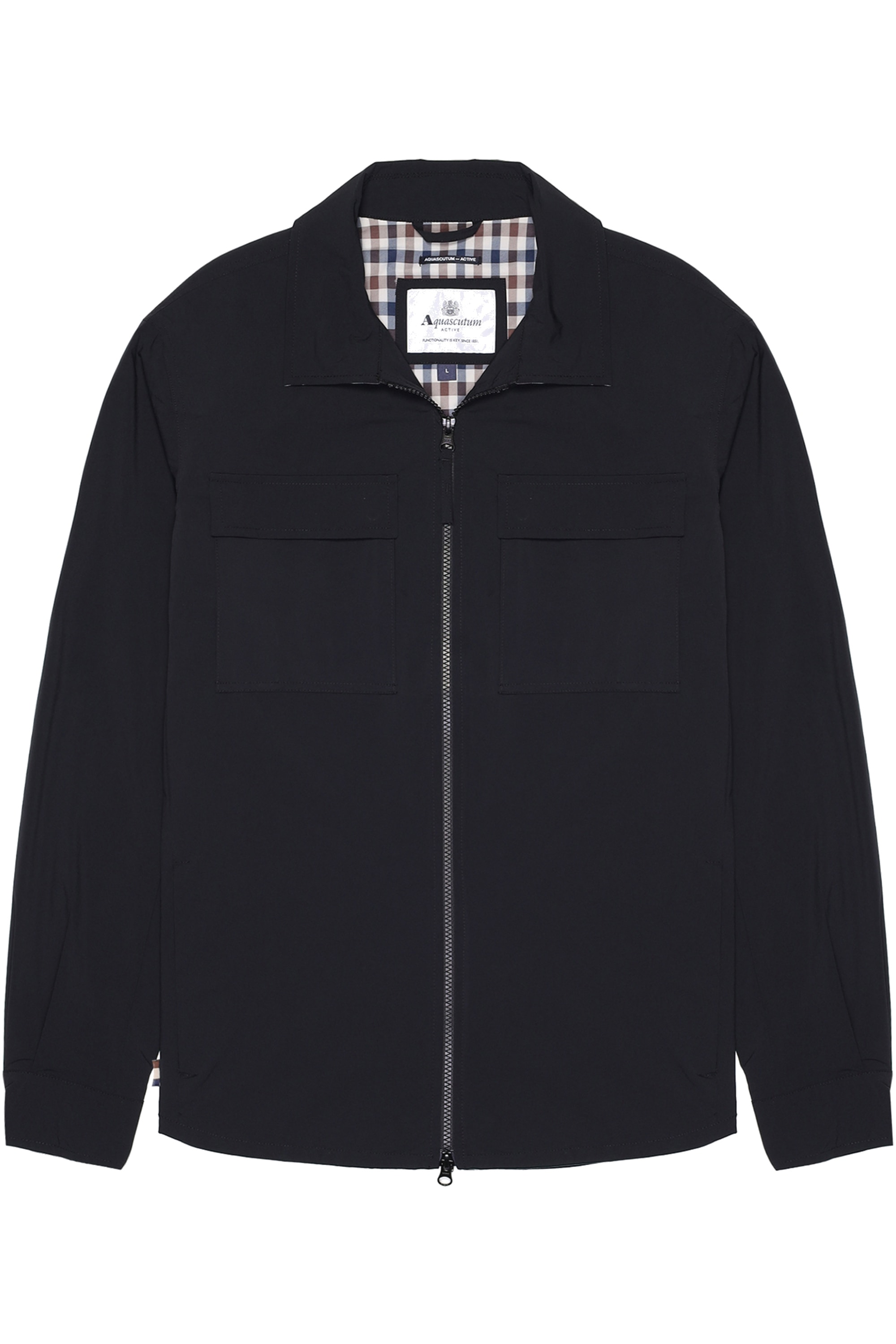 Aquascutum Active "STRETCH OVERSHIRT Herren" ohne Kapuze Hemdjacke Herren, leichte Jacke, Überhemd, Wetterjacke, Sale