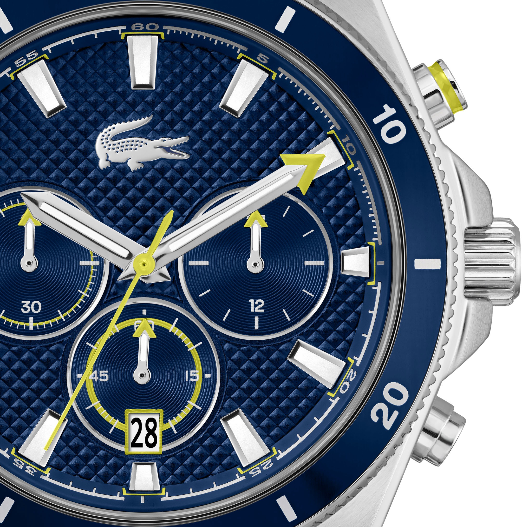 Lacoste Chronograph »MAINSAIL«, Armbanduhr, Quarzuhr, Herrenuhr, Tag, Stoppfunktion, Silikonarmband